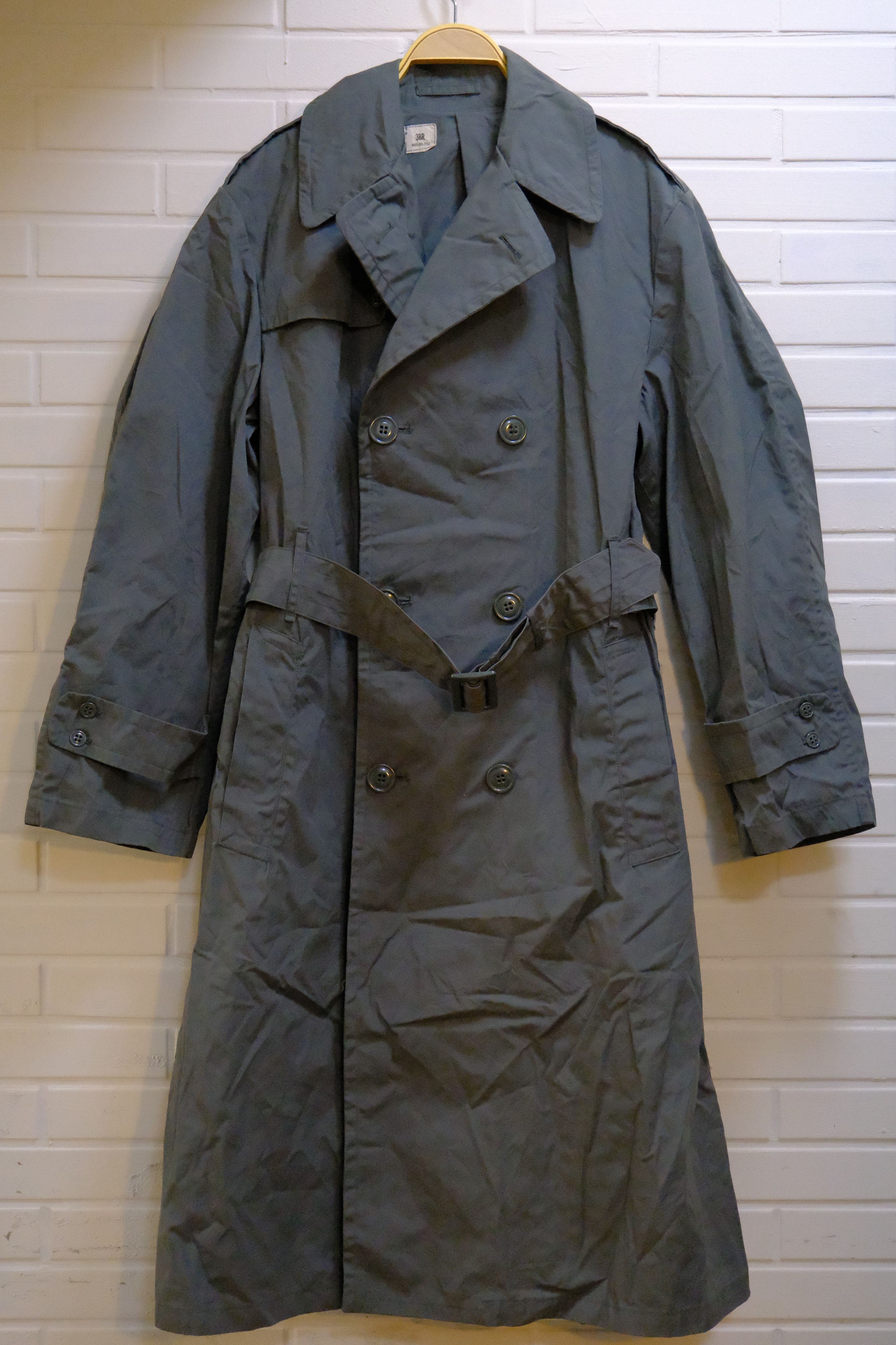 美軍公發越戰期雙排長版雨衣