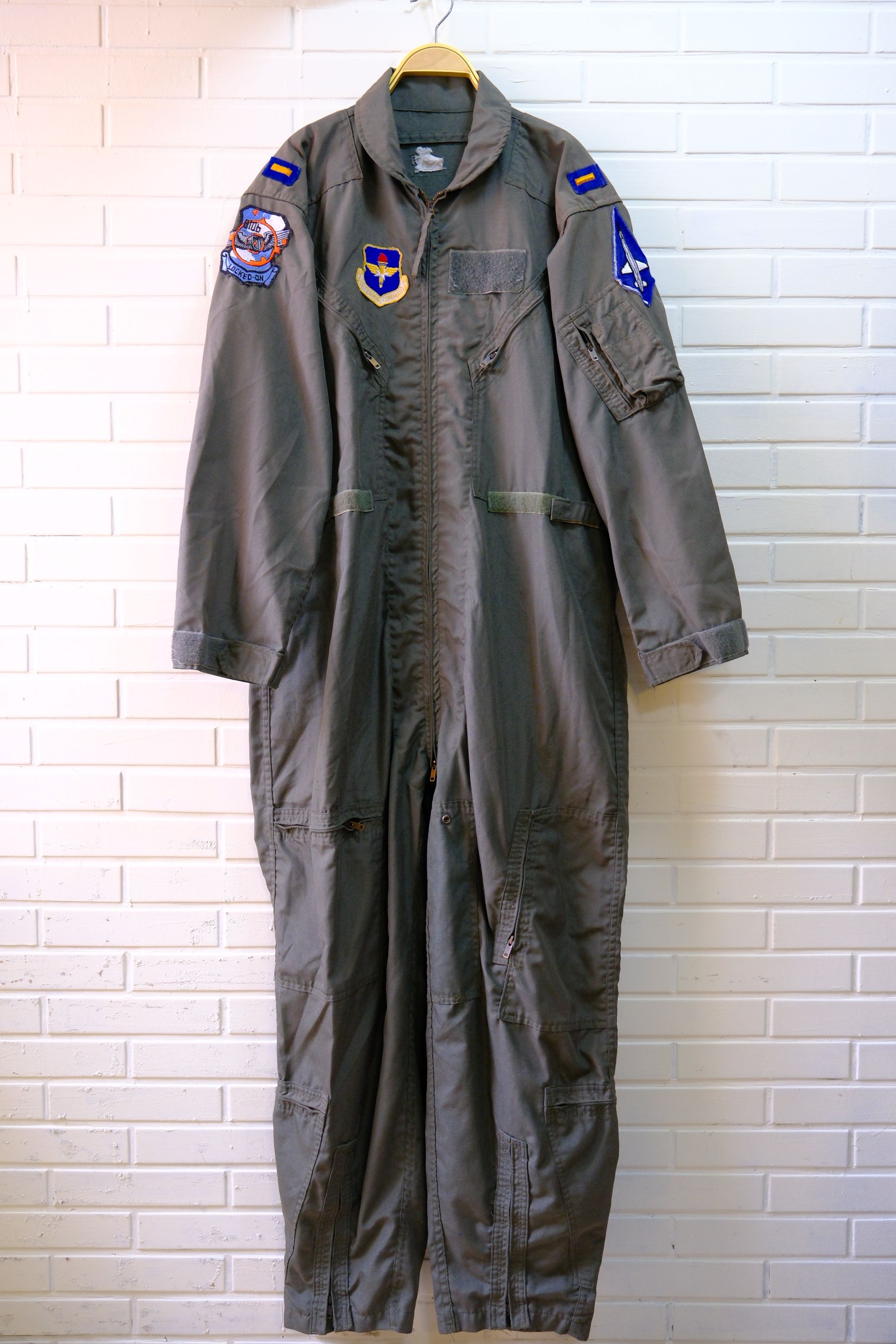 美軍 / USAF 飛行連身服、CWU-27/P style、帶早期訓練單位章