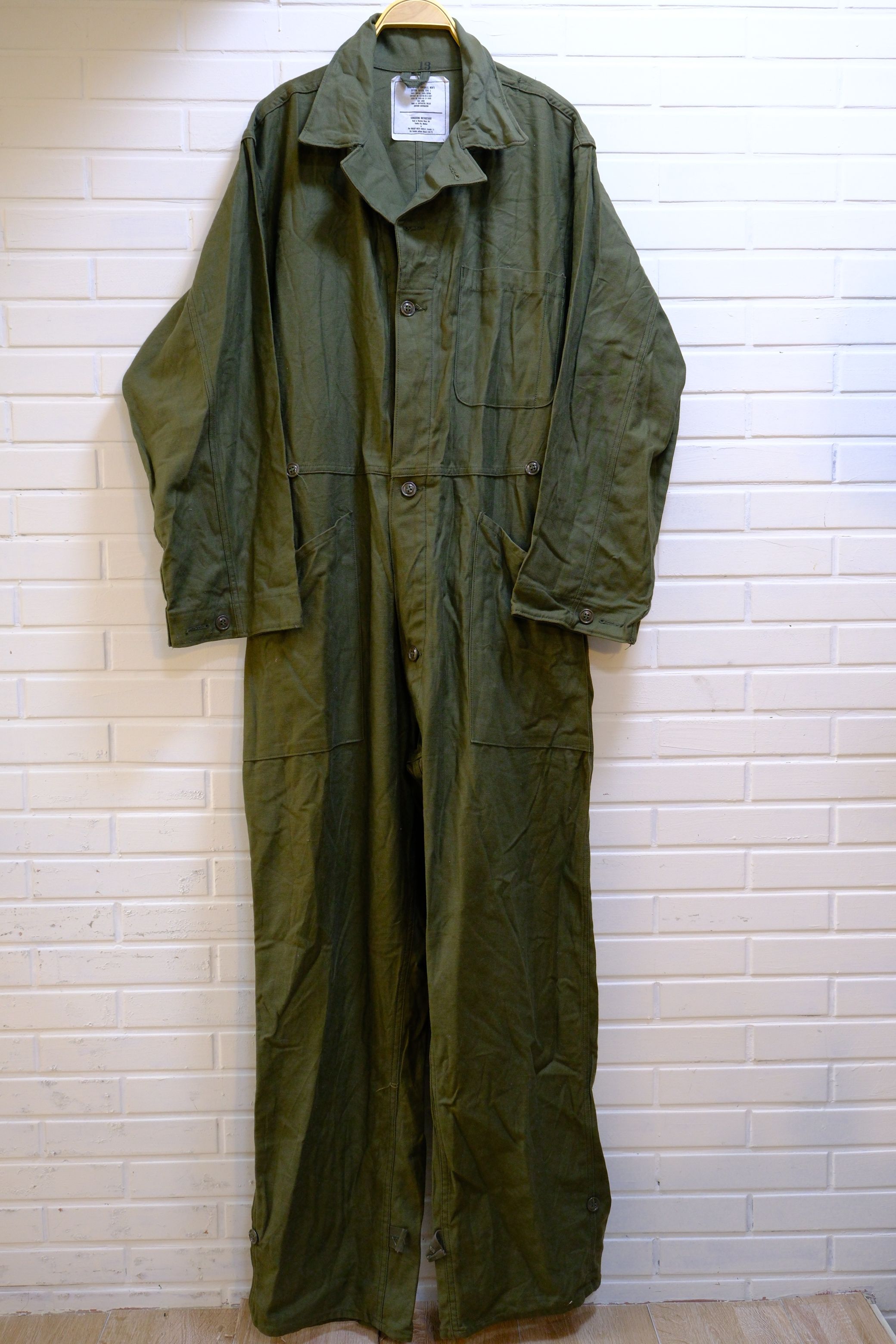 美軍公發 Type I 棉質連身工作服 / Coveralls