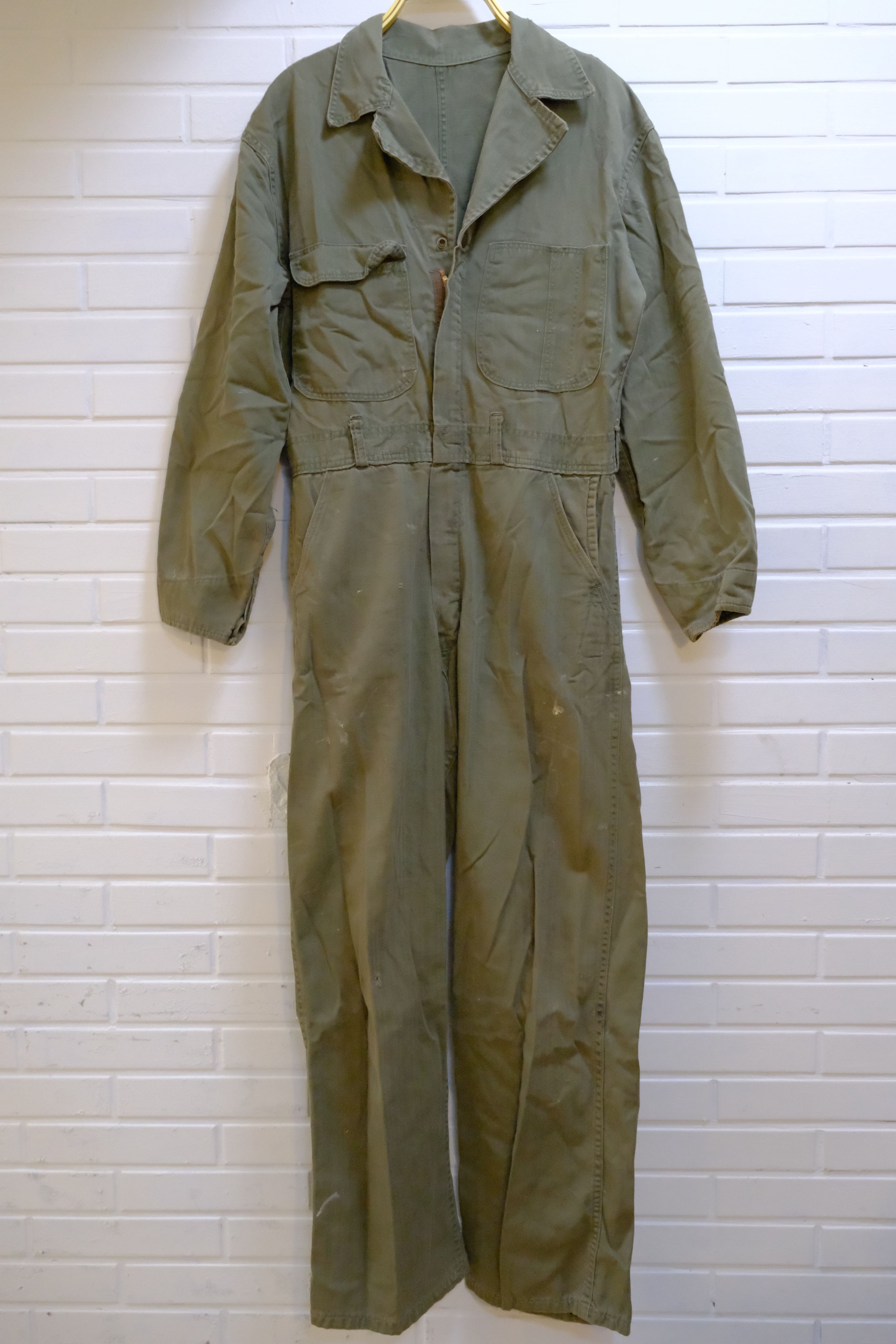 HBT 人字紋一件式工作服 / 軍工風 coverall