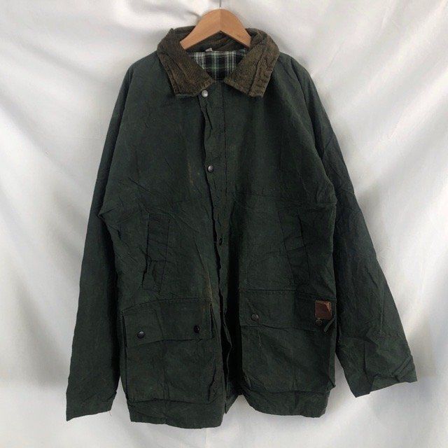 歐系／法系獵裝風油布外套