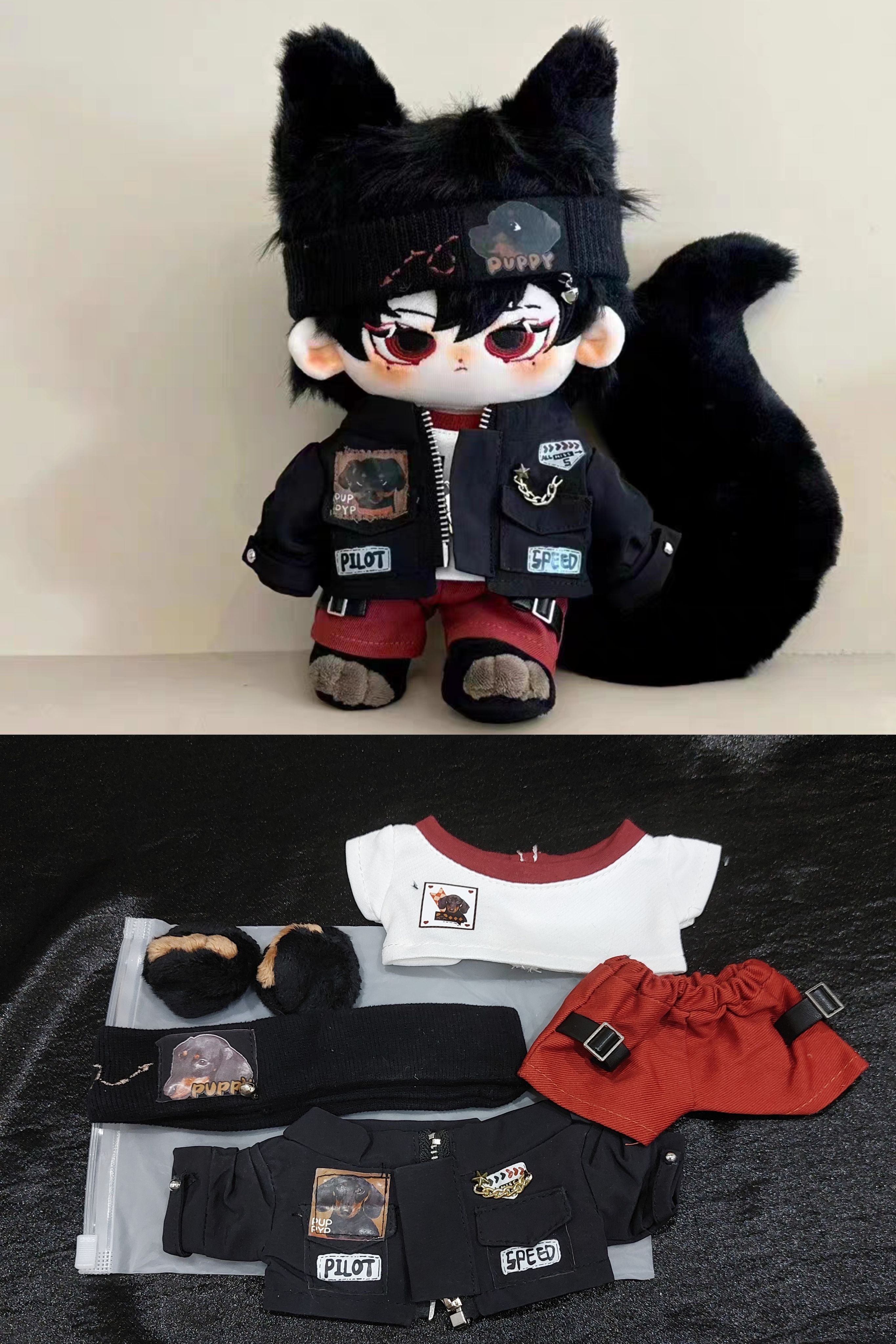 [近全新僅試穿]20CM娃衣/杜賓套裝