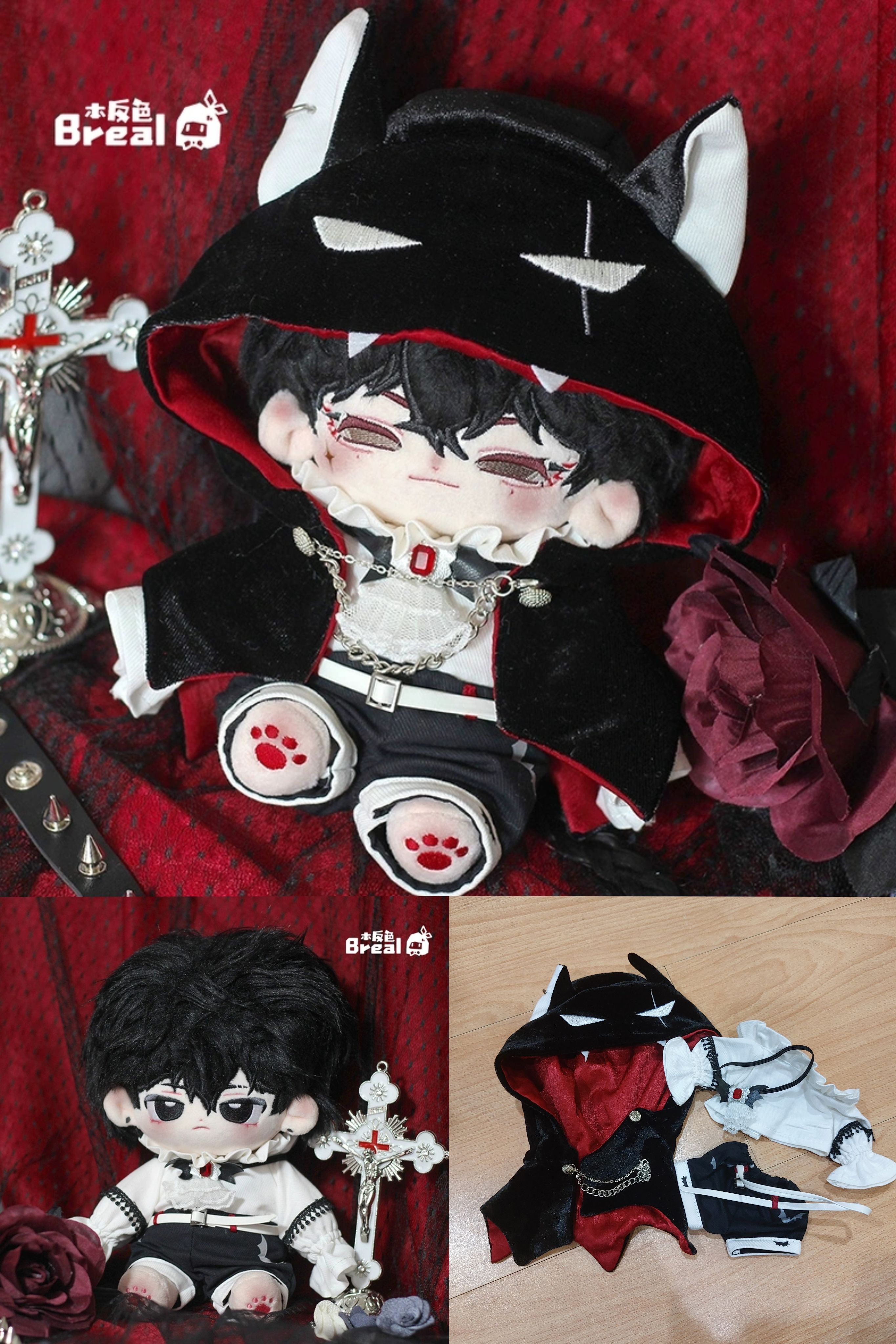 [二手]20CM娃衣/本反色/暮色德古拉