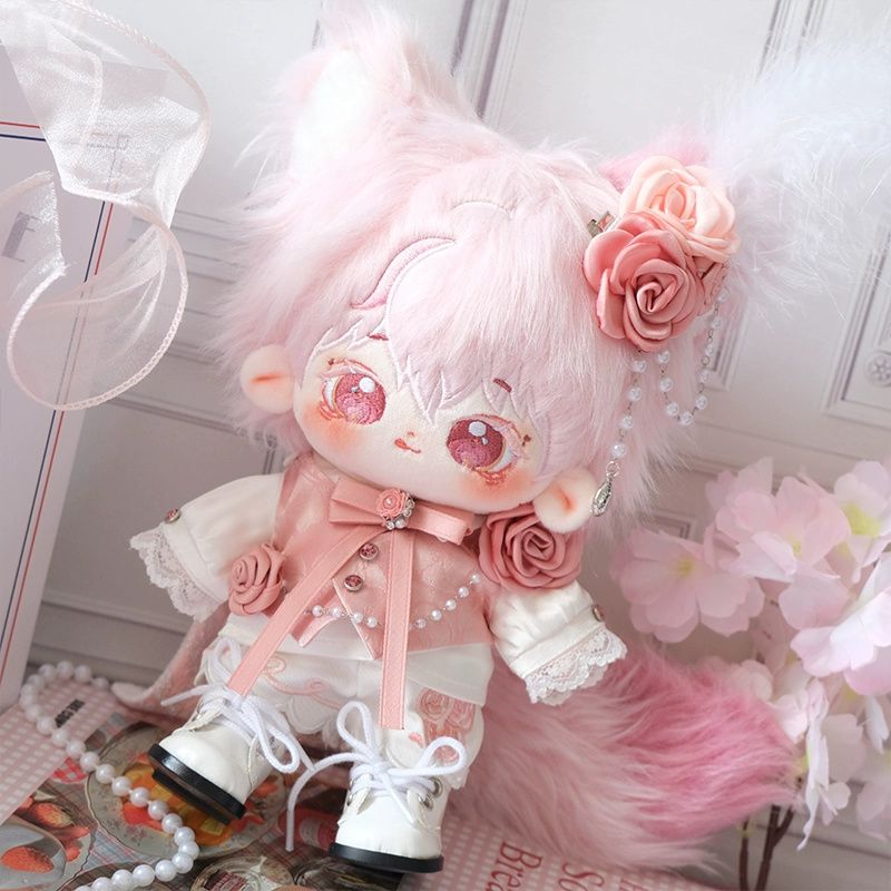 全新20cm娃衣／奶電響鈴 - 花語覓山茶