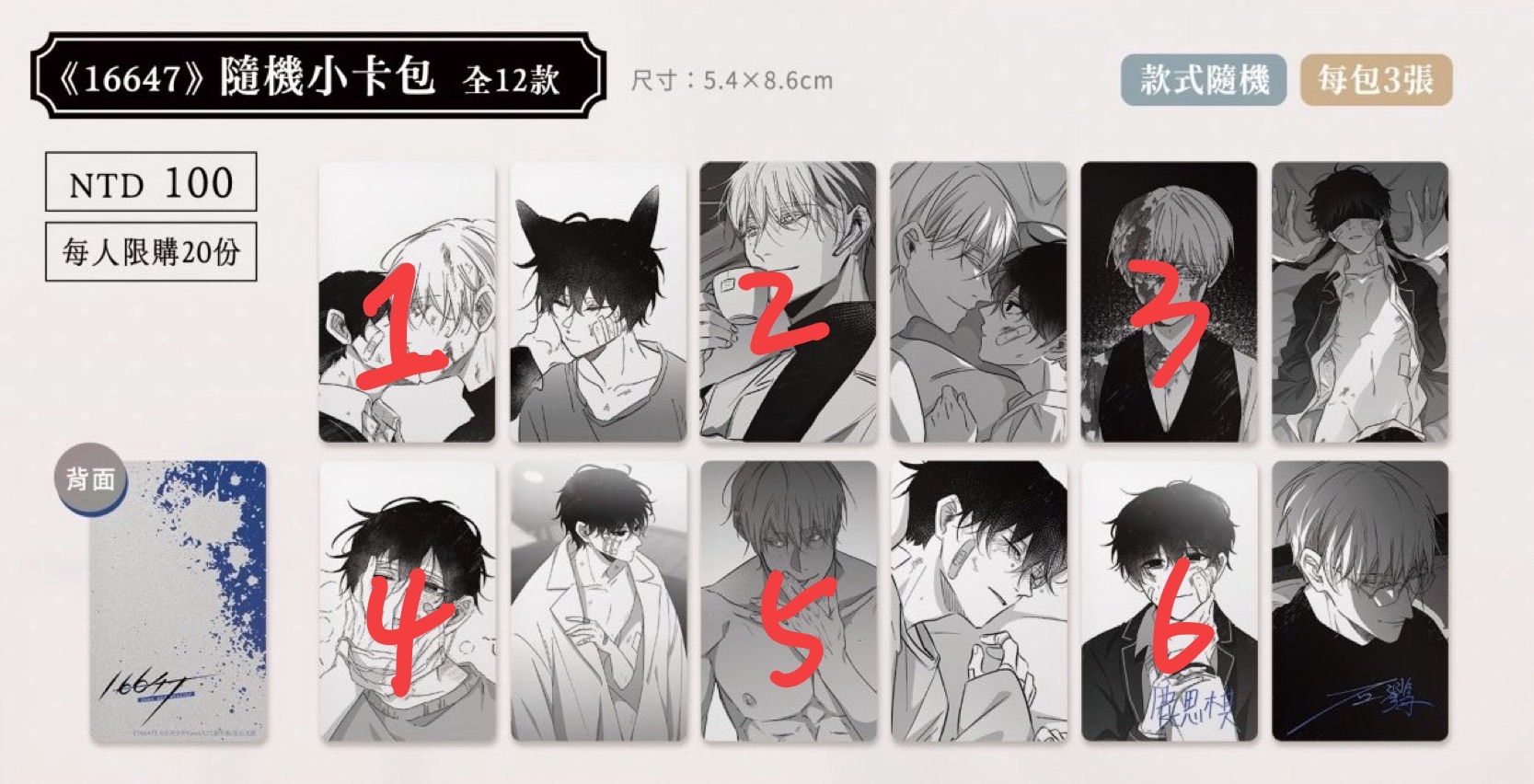 16647 隨機小卡