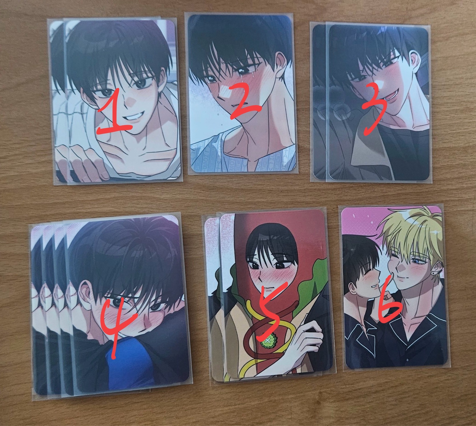 敲詐之戀 隨機小卡