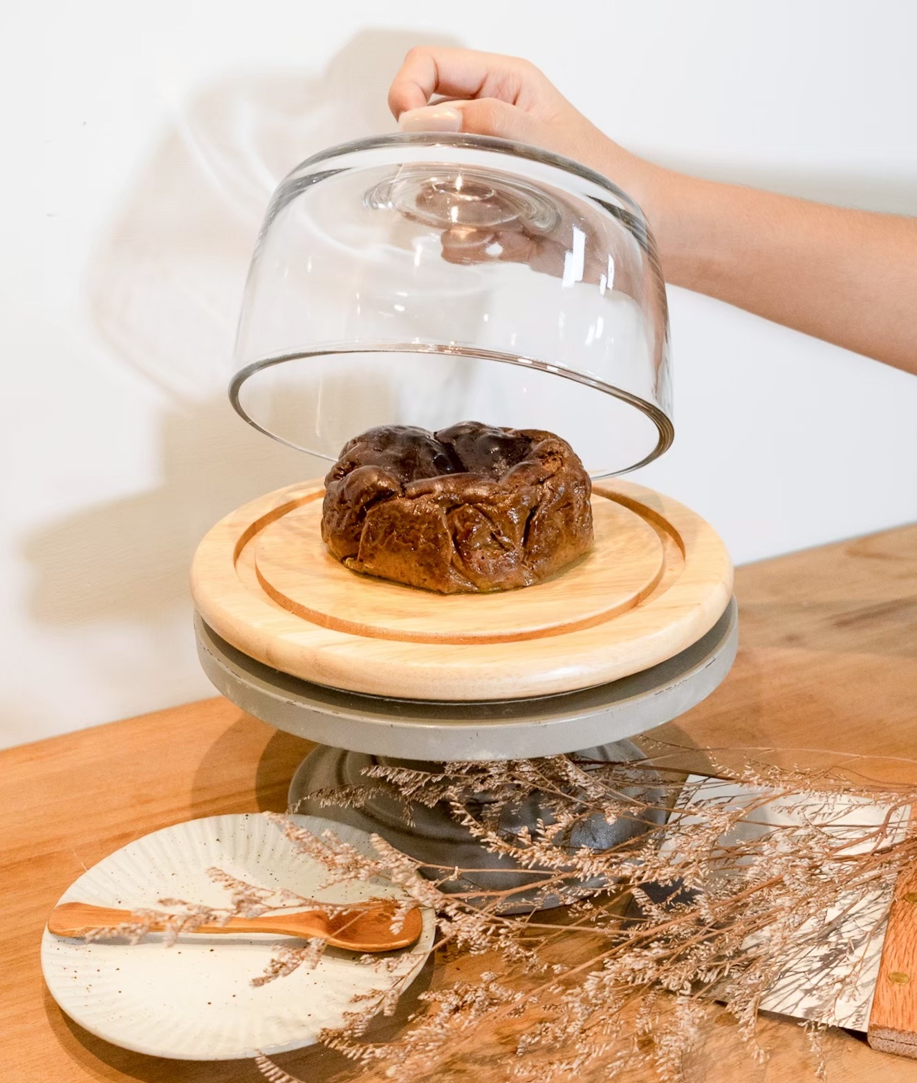 手工伯爵茶巴斯克乳酪蛋糕 - 4寸