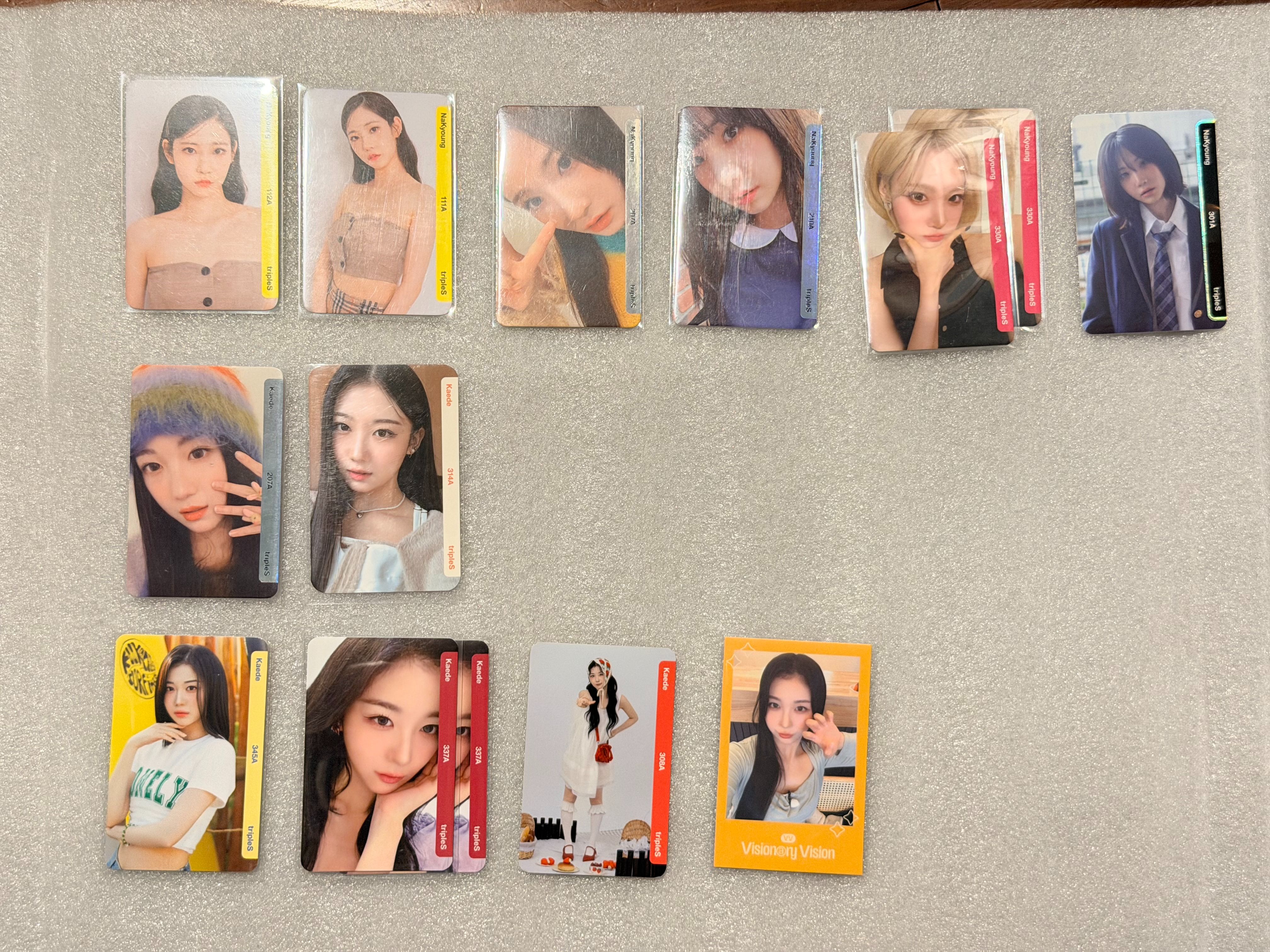 各成員小卡（S7❤️‍🔥，S9✨）
