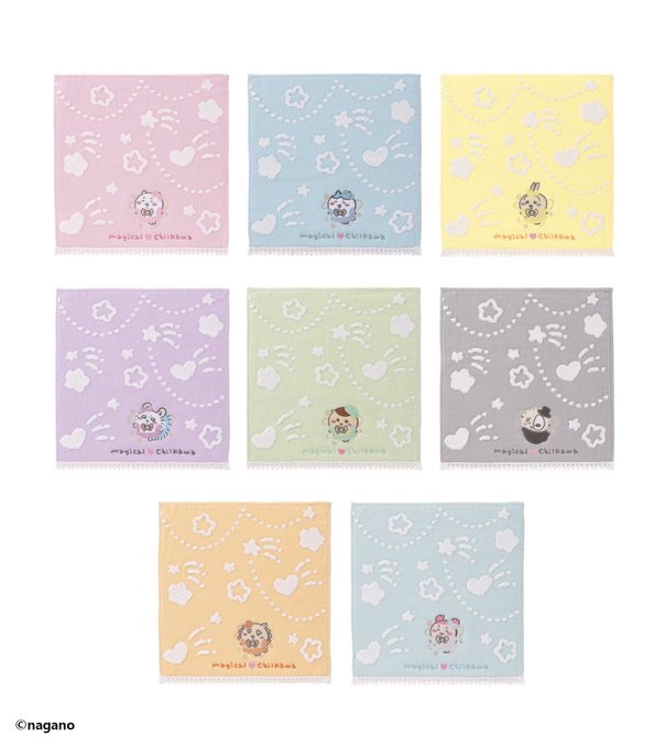 魔法少女變身刺繡方巾