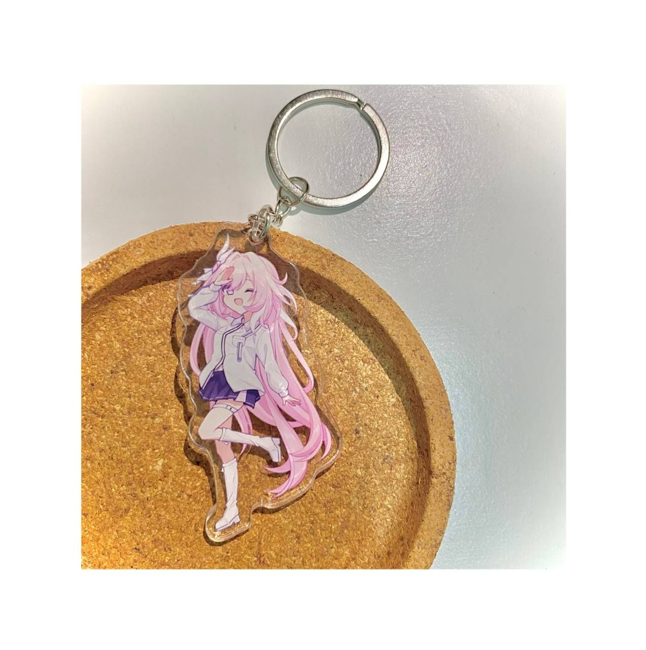 崩三_愛莉希雅_人之律者印象服款_壓克力吊飾