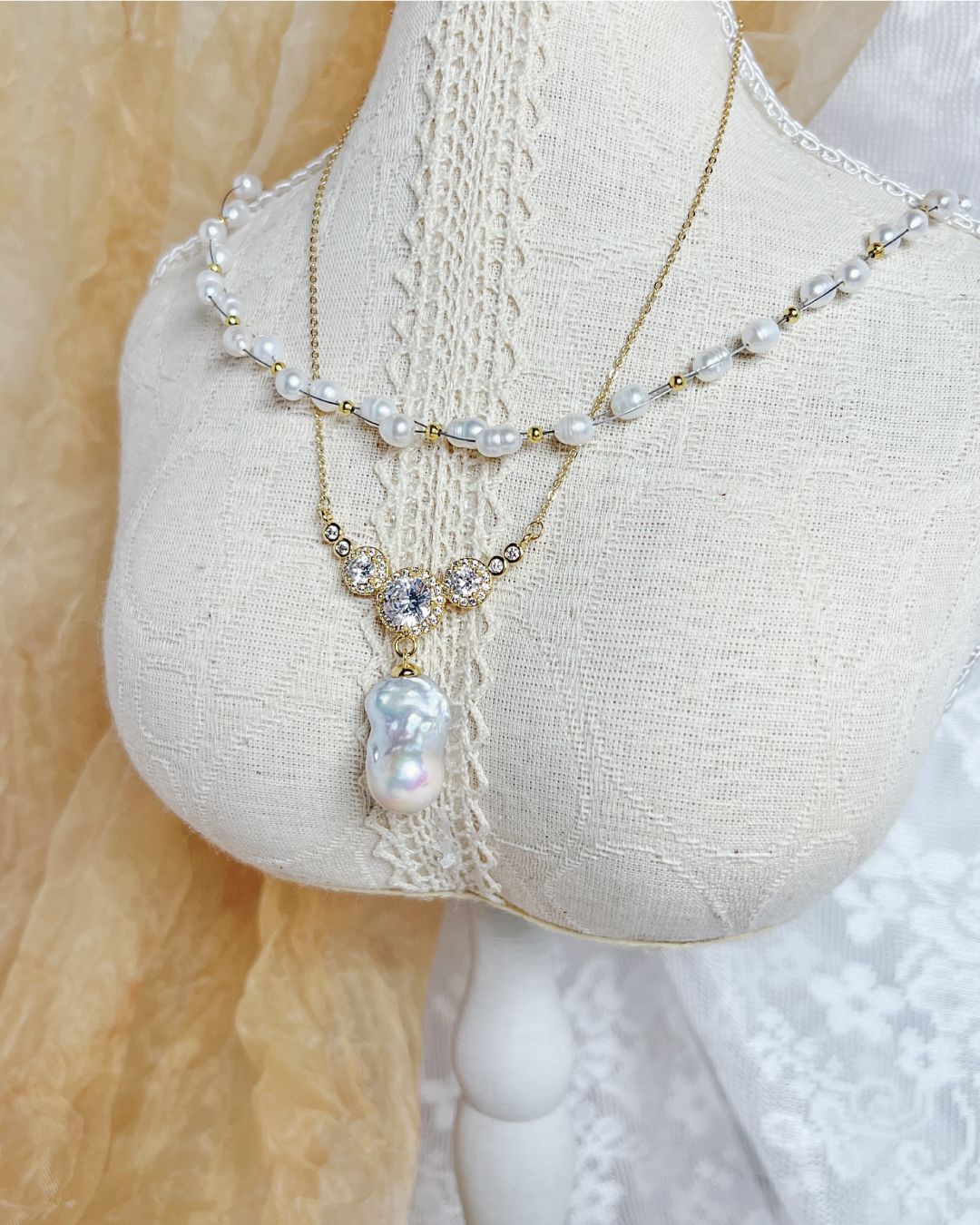 巴洛克珍珠項鍊