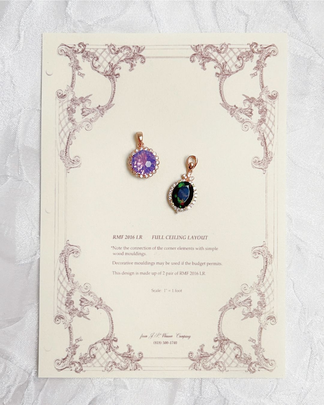 天然紫玉晶項鍊/黑歐泊項鍊 *S925銀