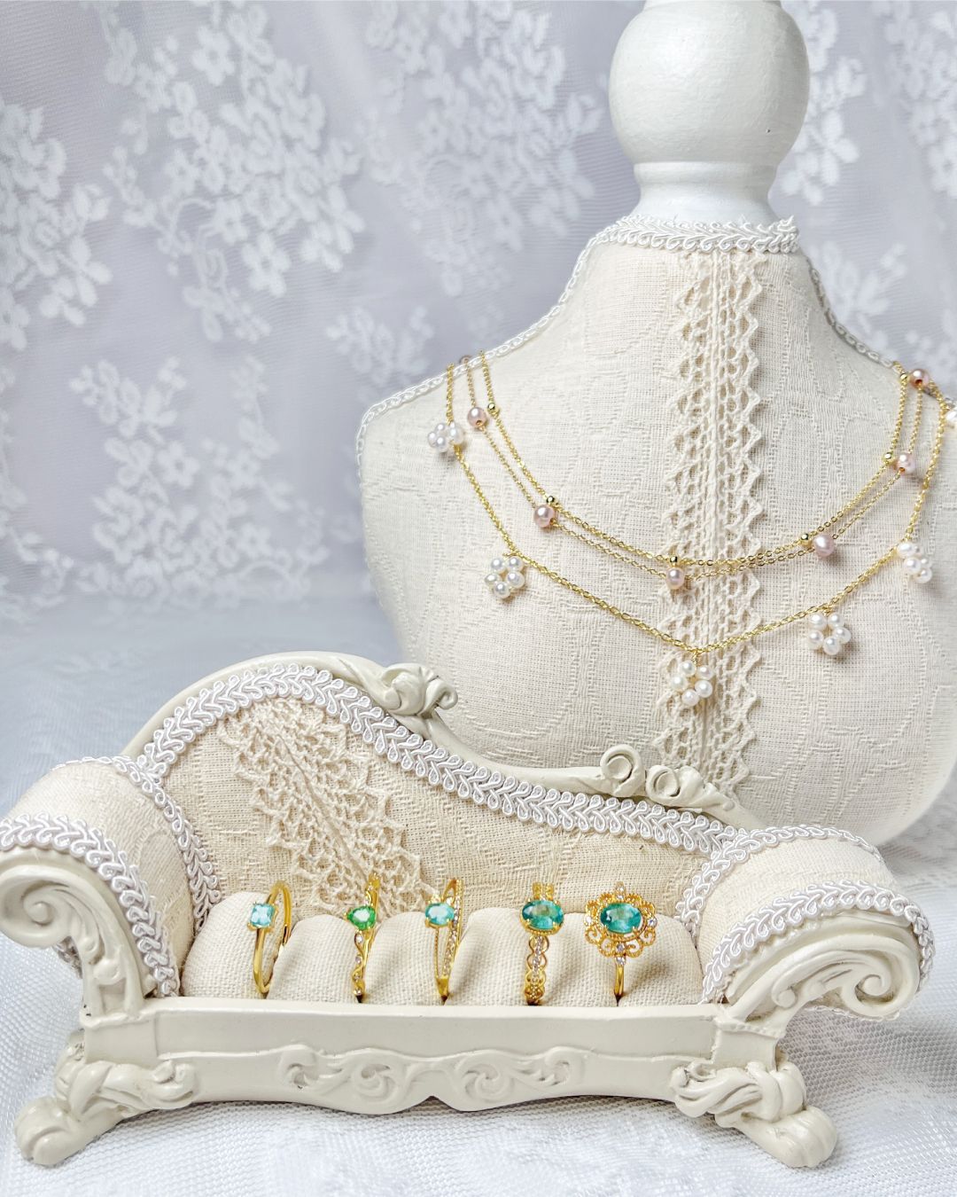 天然祖母綠戒指 *S925銀