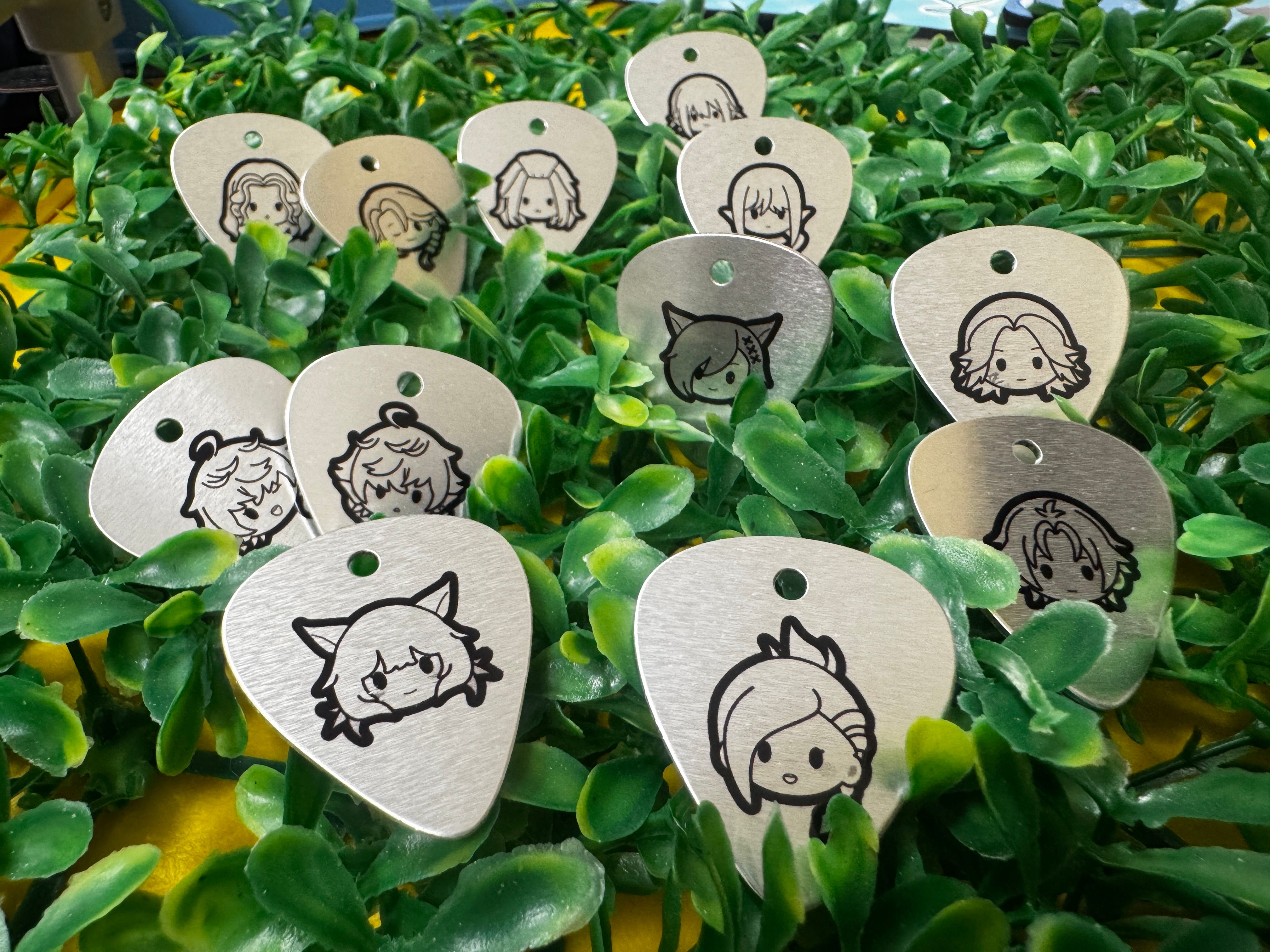 免運 FF14 鋁合金 PICK吊飾