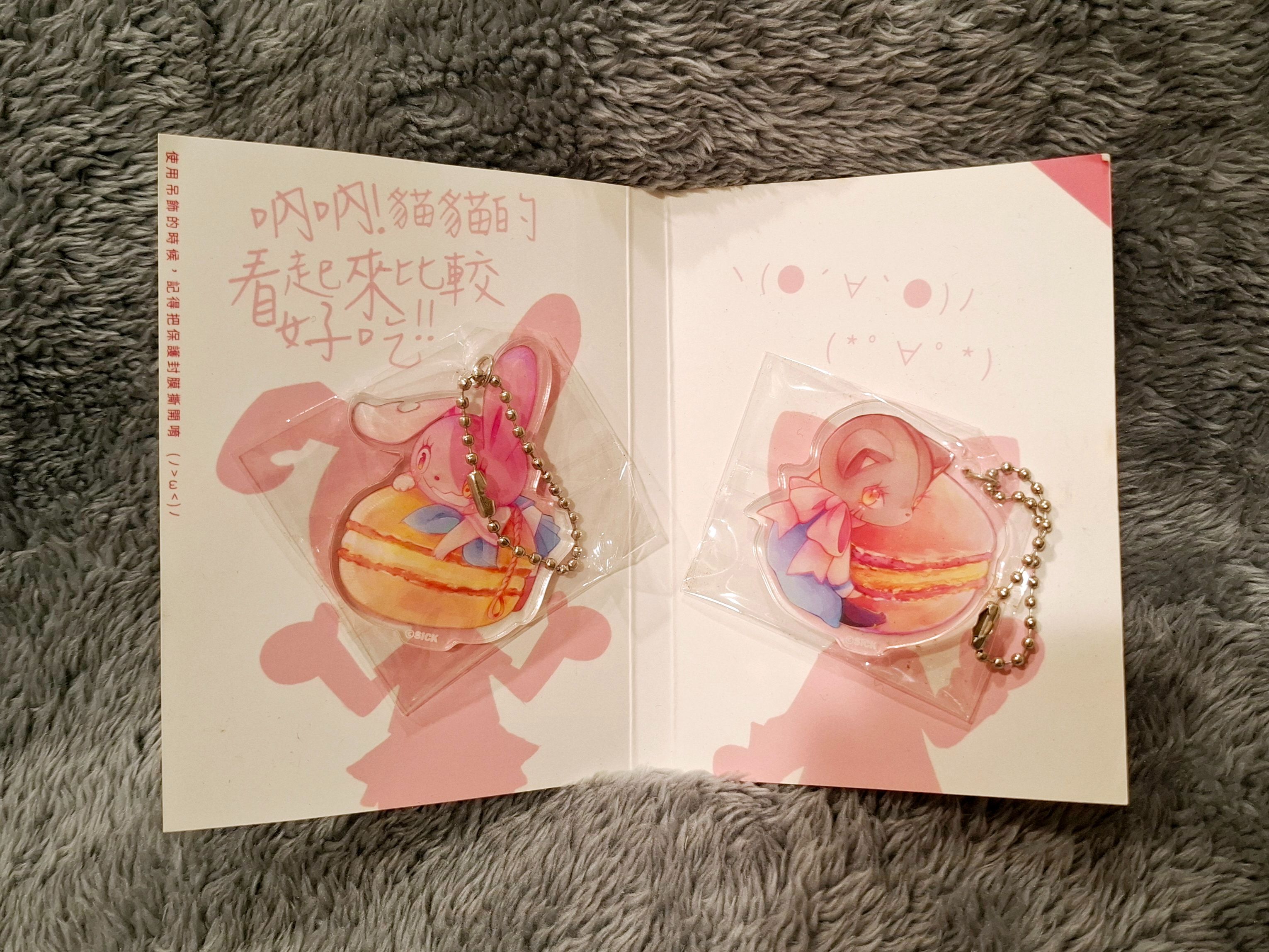 兔兔貓貓吊飾組｜有病製作