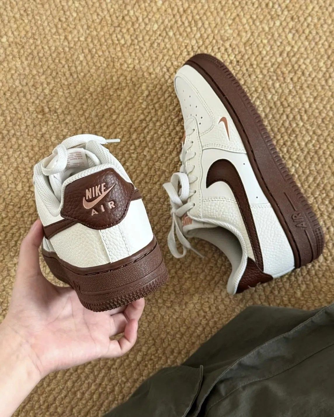 Nike Air Force 1 美拉德 紅棕色 女鞋 Im3378-122