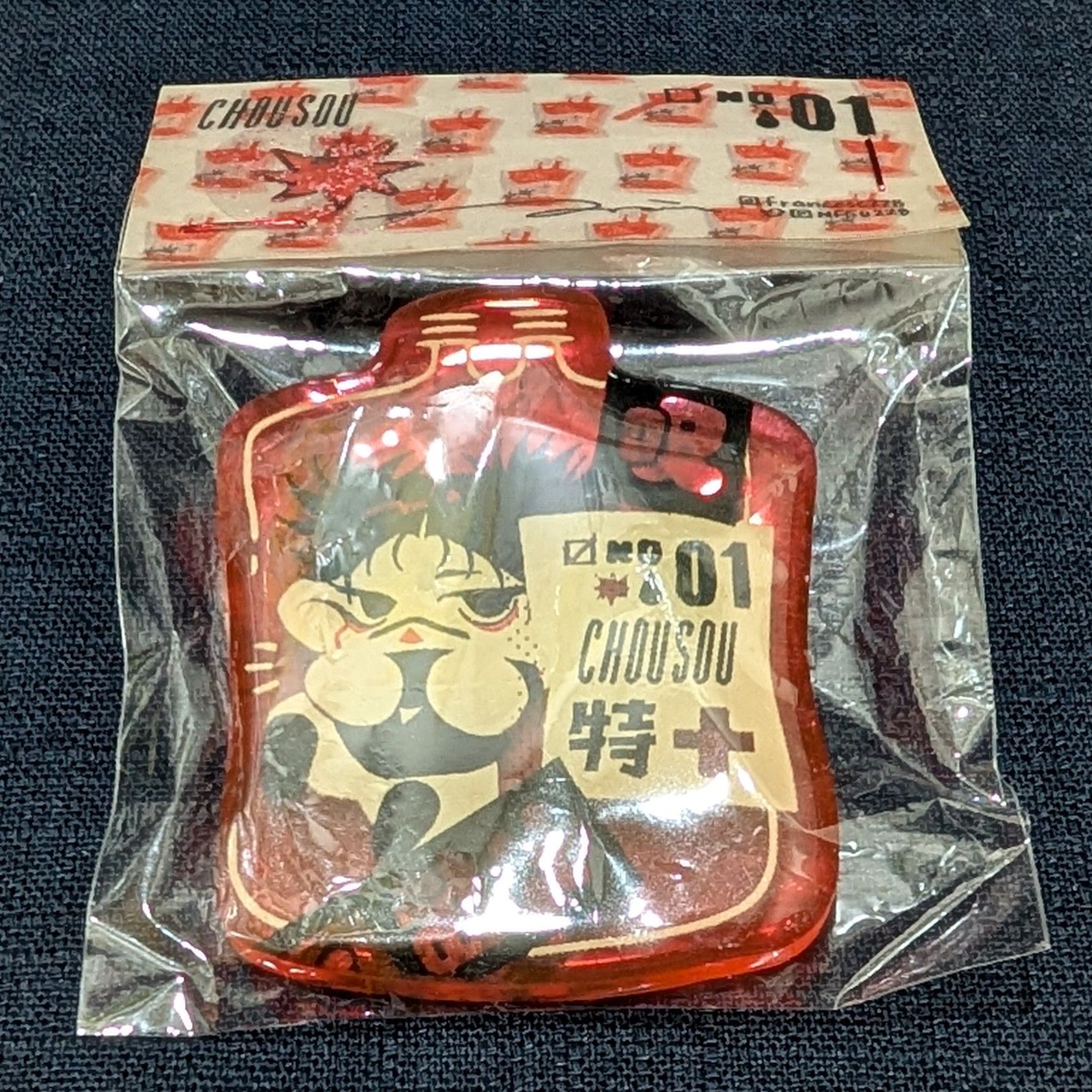 （全新）脹相血袋滴膠壓克力徽章