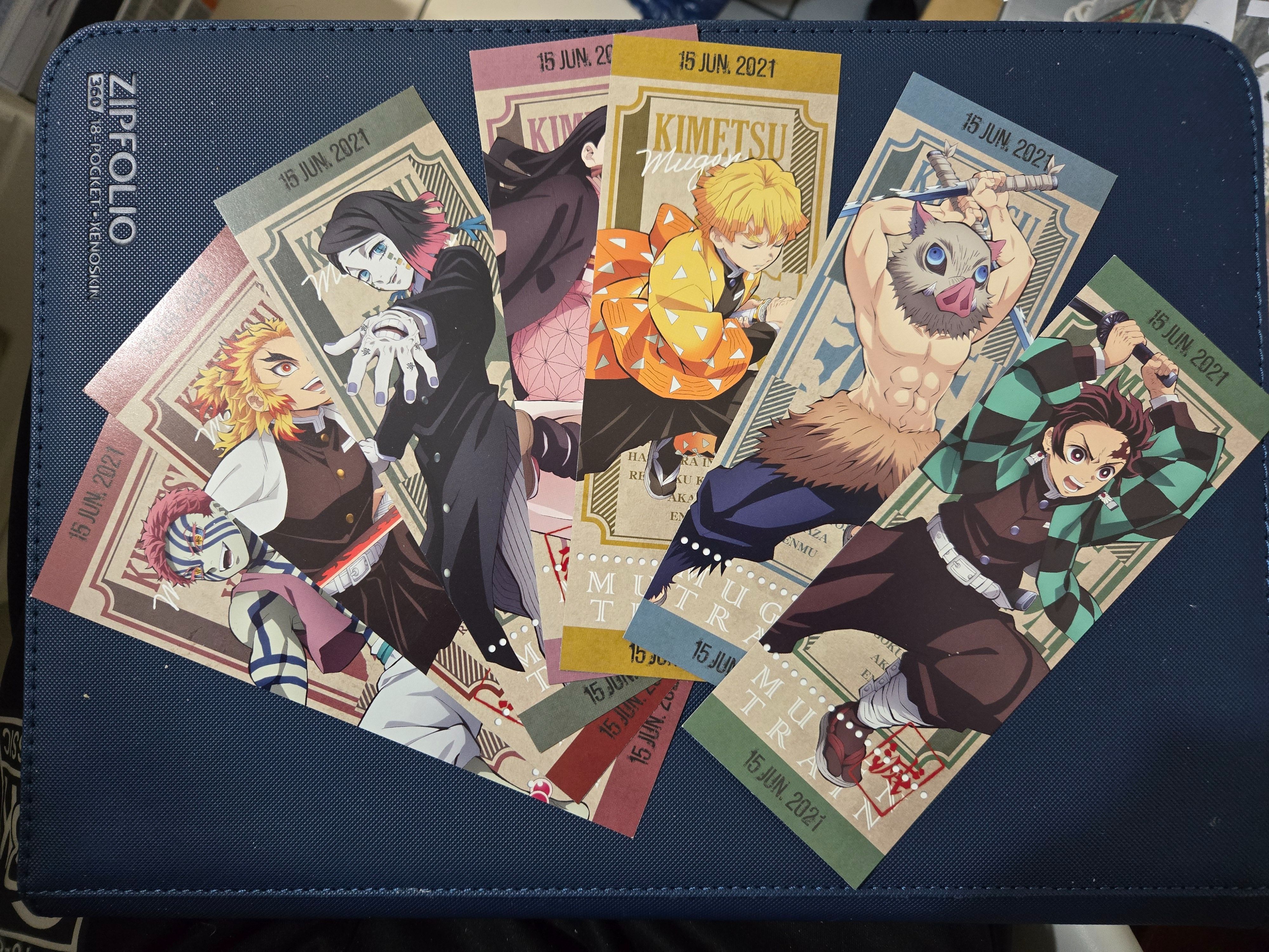 無限列車大書籤套組