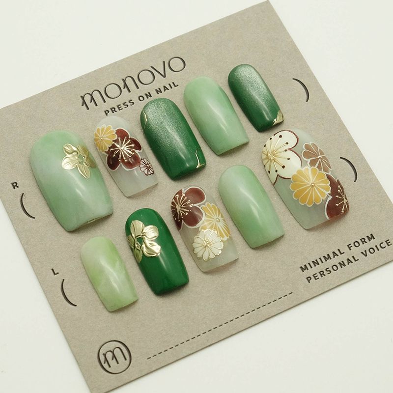 [設計款] 碧色花面