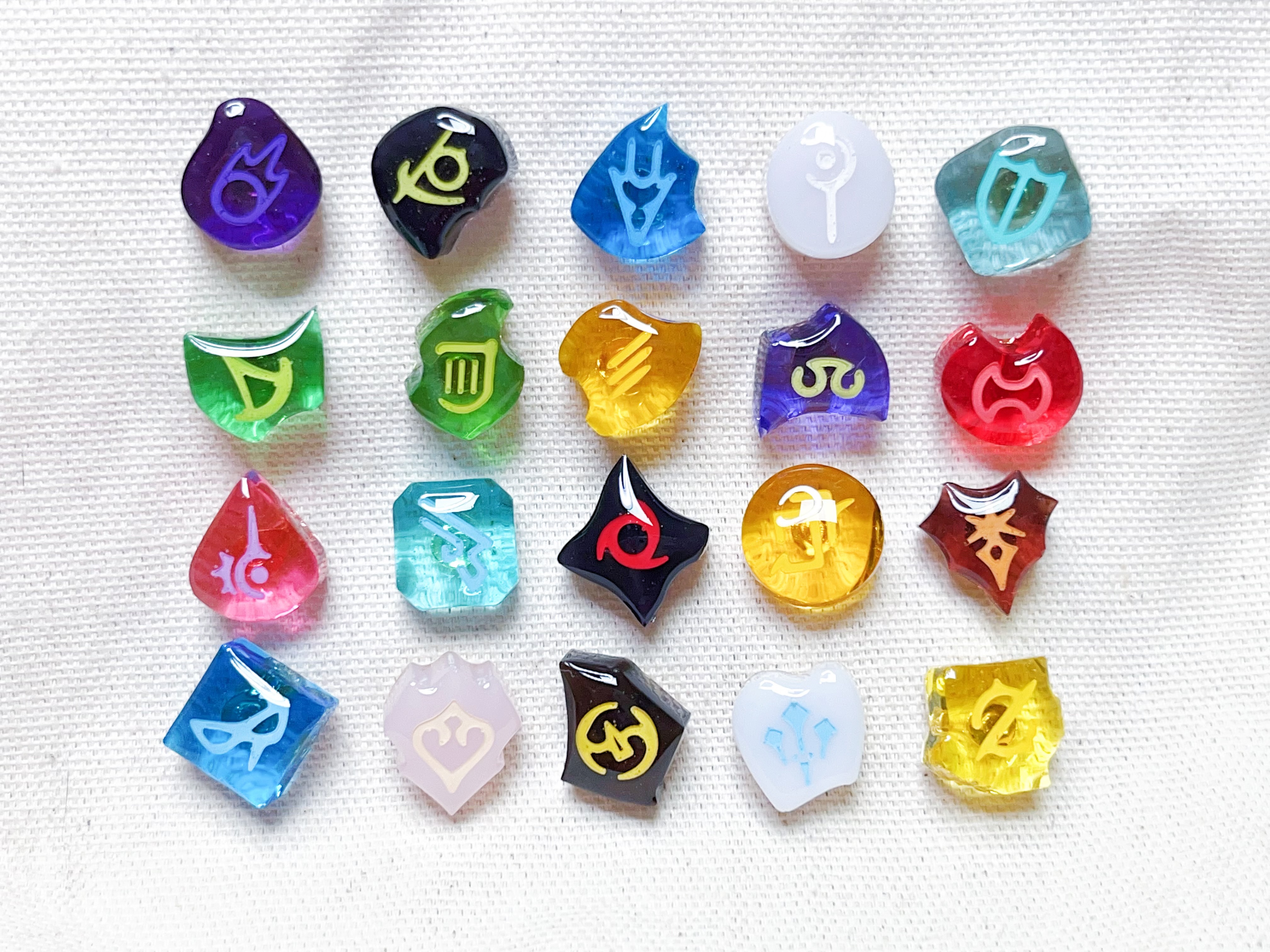 FF14 迷你靈魂水晶 別針