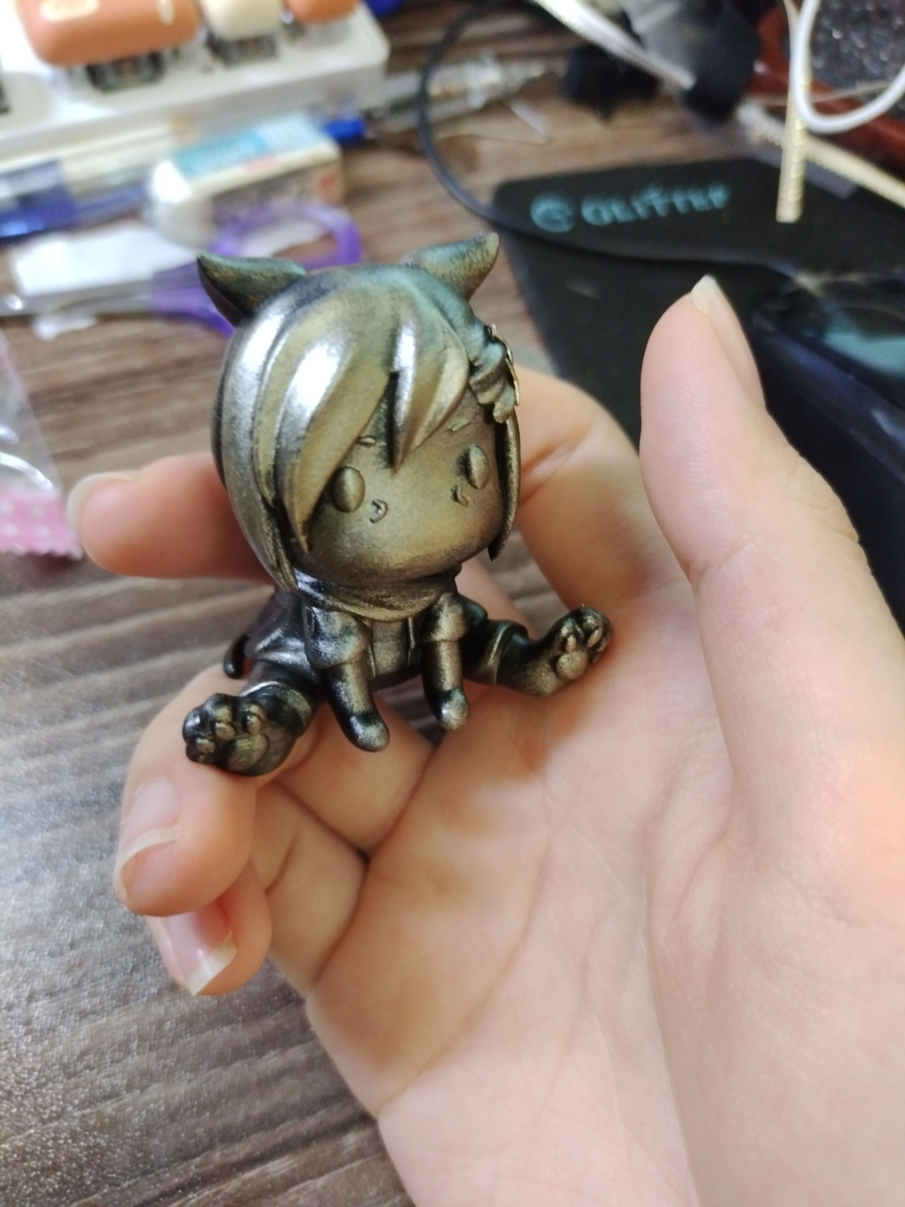 拉哈坐姿擺件（金/銀）