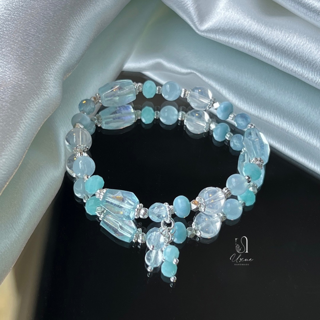 靜靜陪你——海藍寶、藍針石、海紋石、天河石