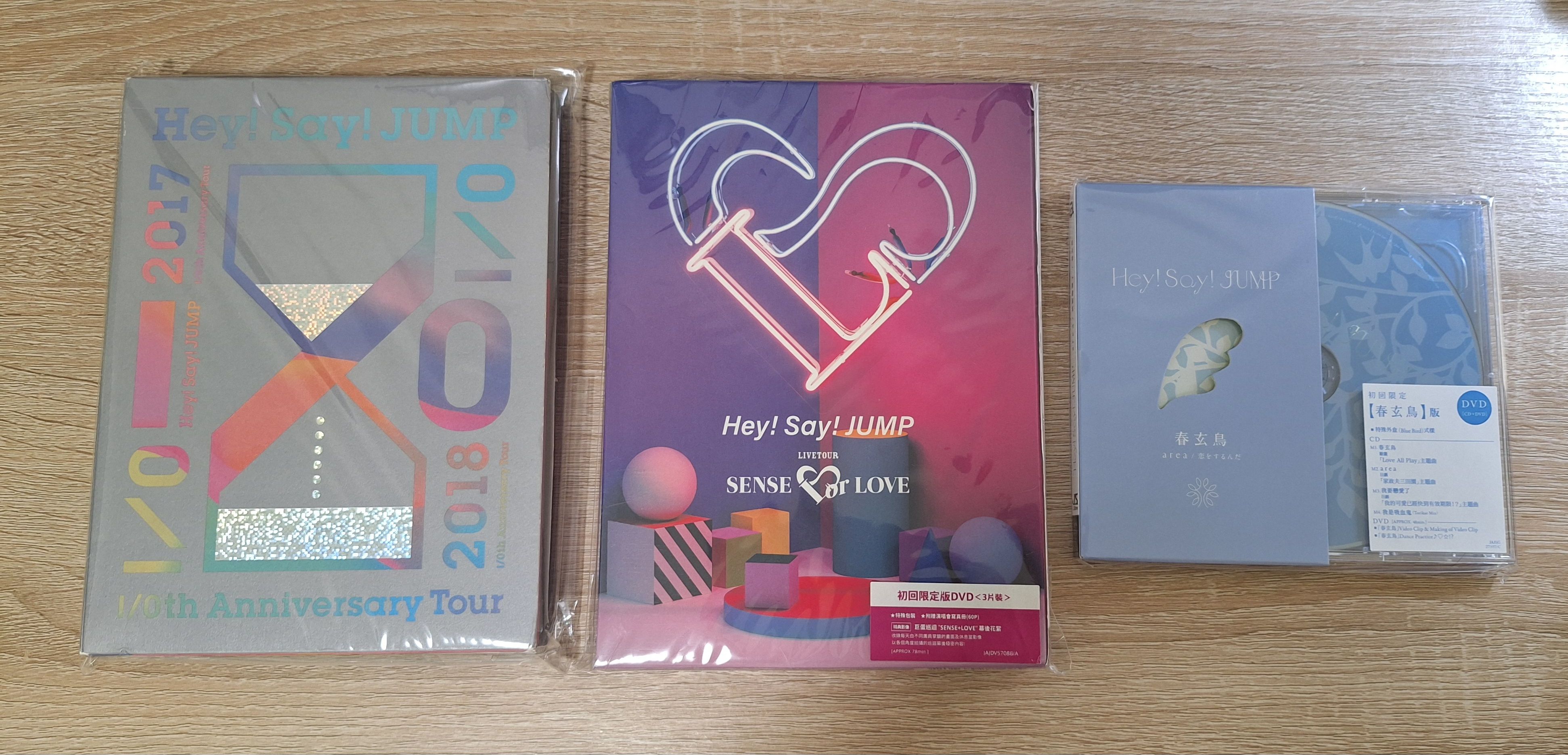 I/0初回2 日版DVD，SENSE or Love初回 台版DVD，春玄鳥 台版DVD