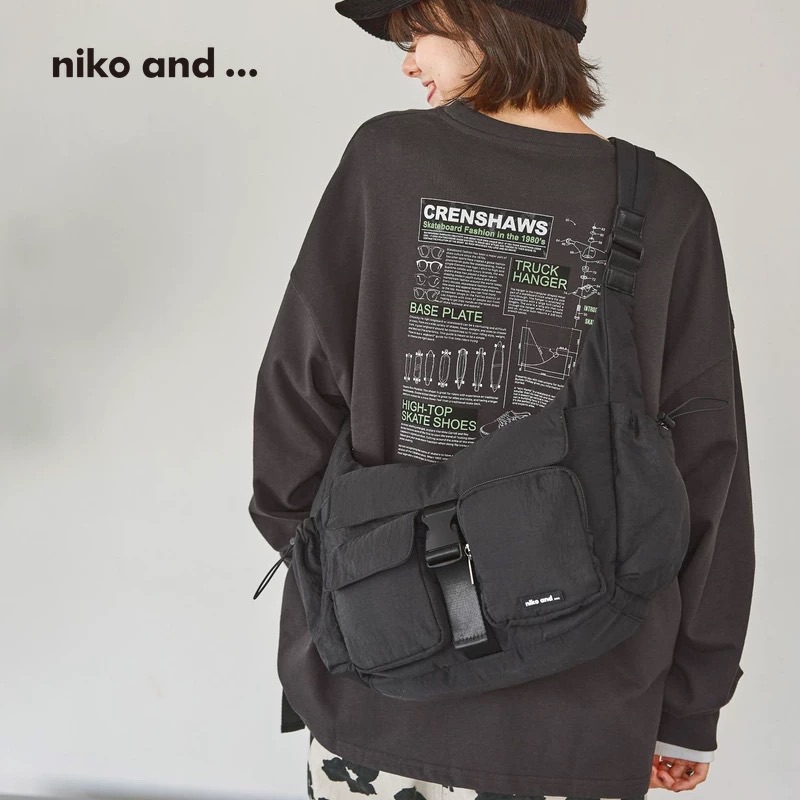 niko and ...新款工裝多口袋機能包