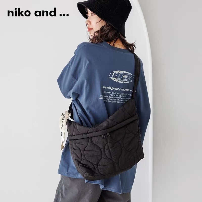 niko and ...簡約大容量郵差包