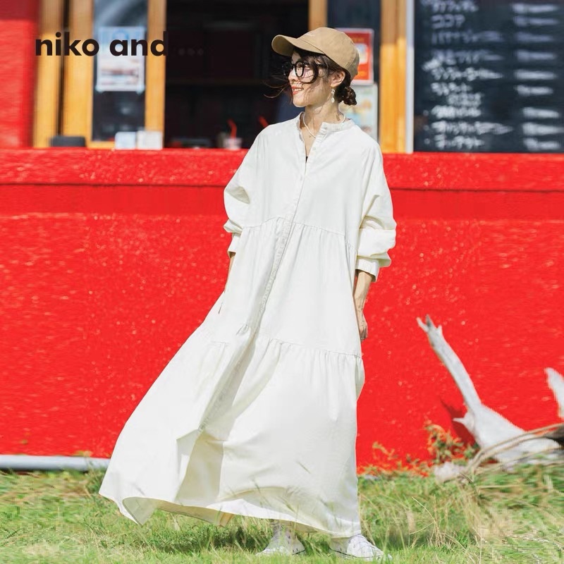 niko and ...日系襯衫連衣裙