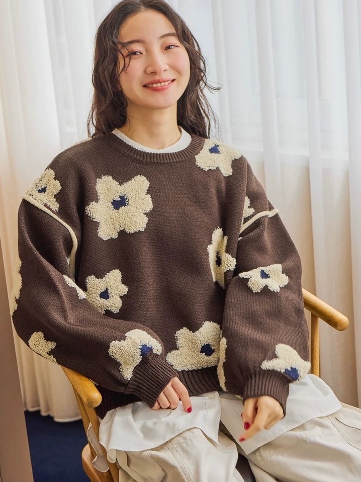 niko and ...日系提花針織毛衣