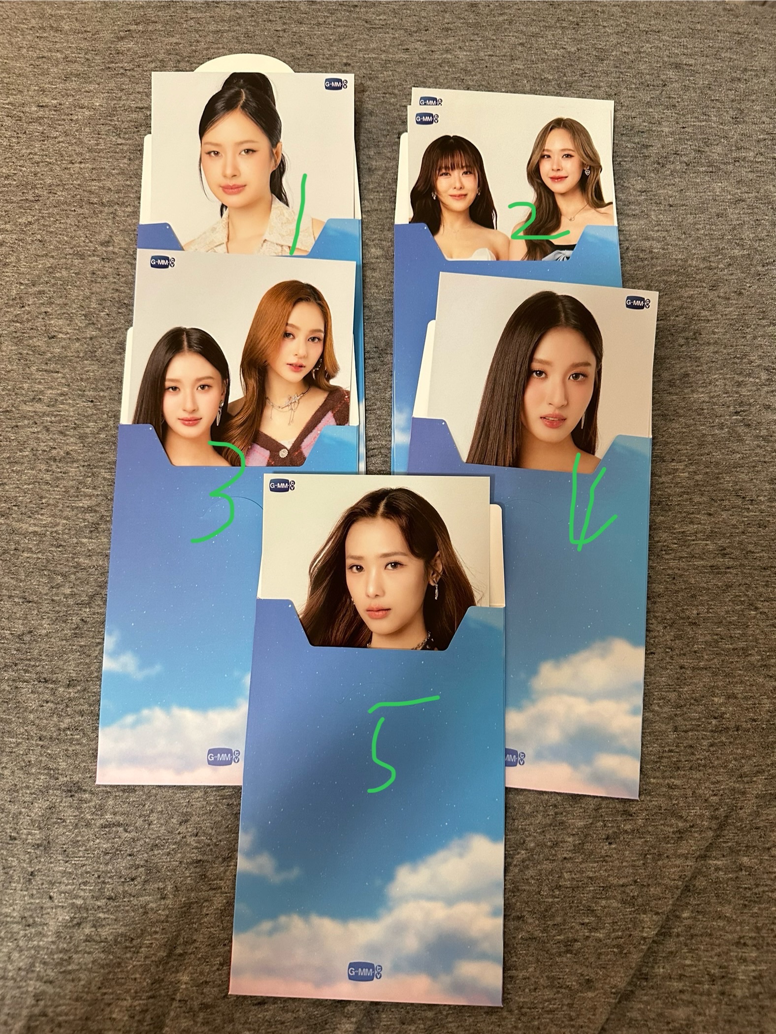 10月隨機明信片 -女生