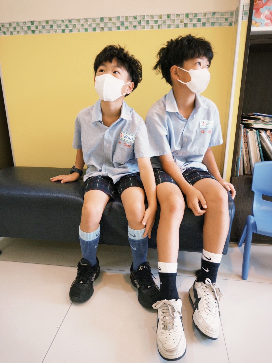 中童4-8歲3D兒童素面醫療口罩（無壓條）