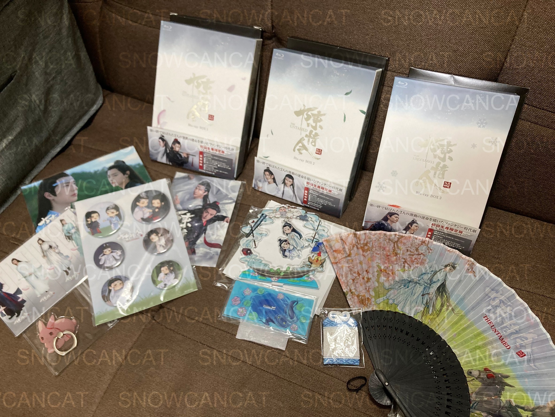 陳情令 日版 初回限定版特點 藍光 blu-ray BOX1-3合售含週邊