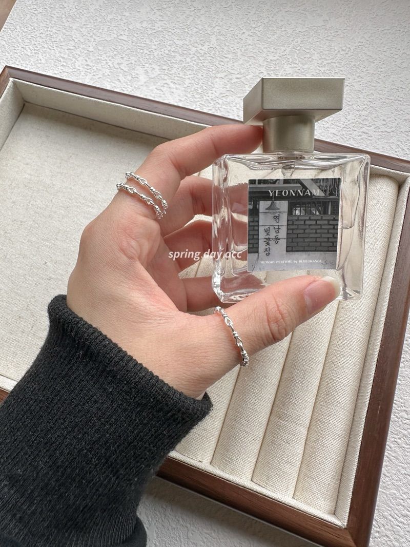 現貨｜s925｜復古打結螺紋純銀戒指