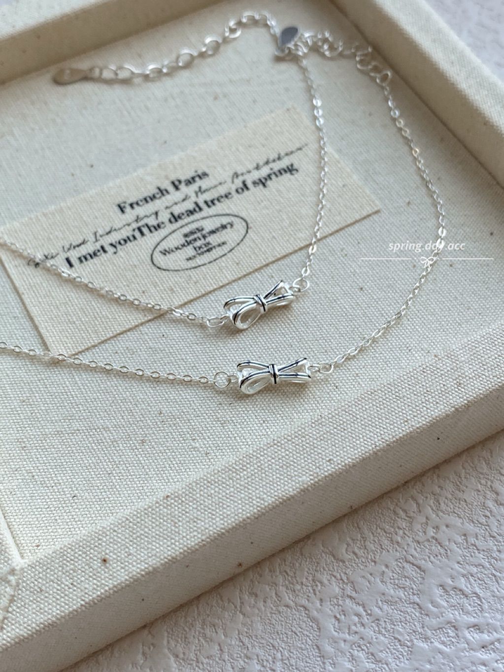 現貨｜s925純銀｜復古線條蝴蝶結純銀手鍊