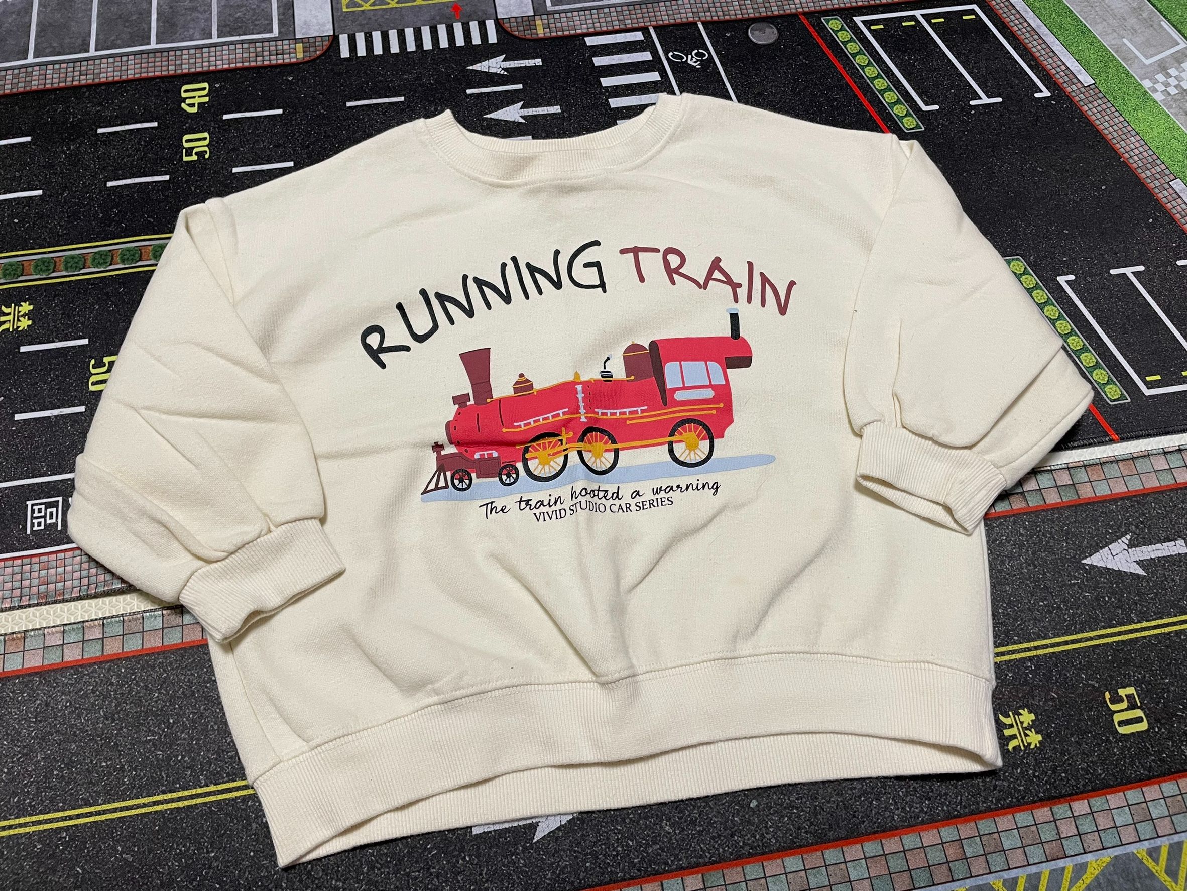 vivi-d 長袖衛衣2件+薄長袖T1件 （size : M 95-105cm）