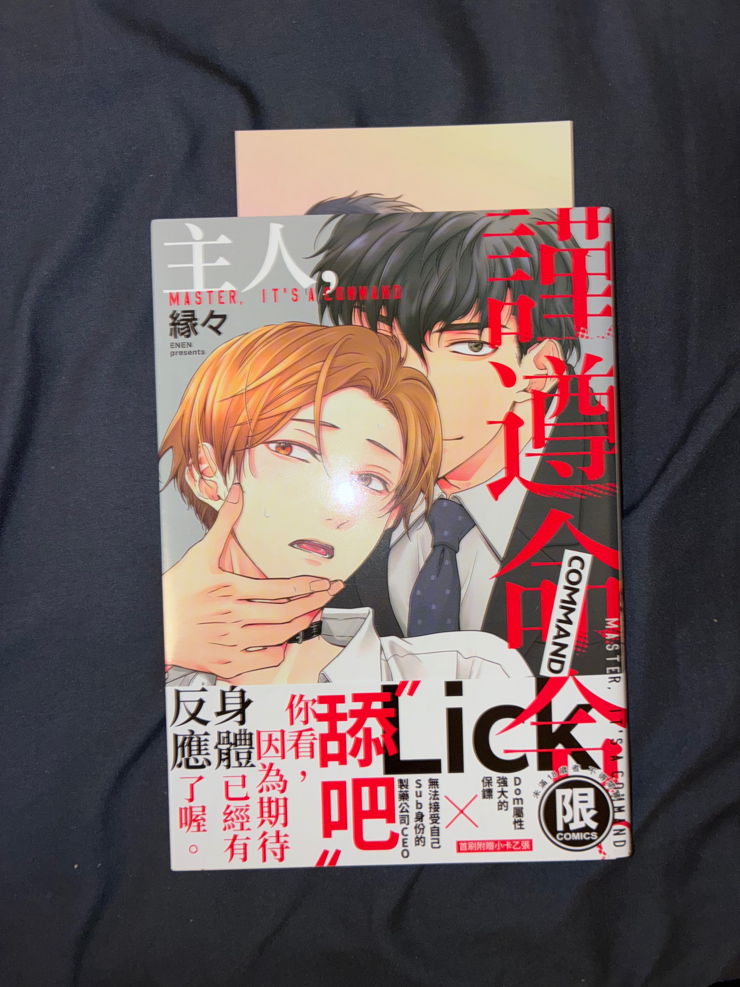 主人，謹遵命令。