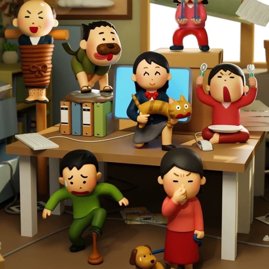 插畫小人盲盒系列