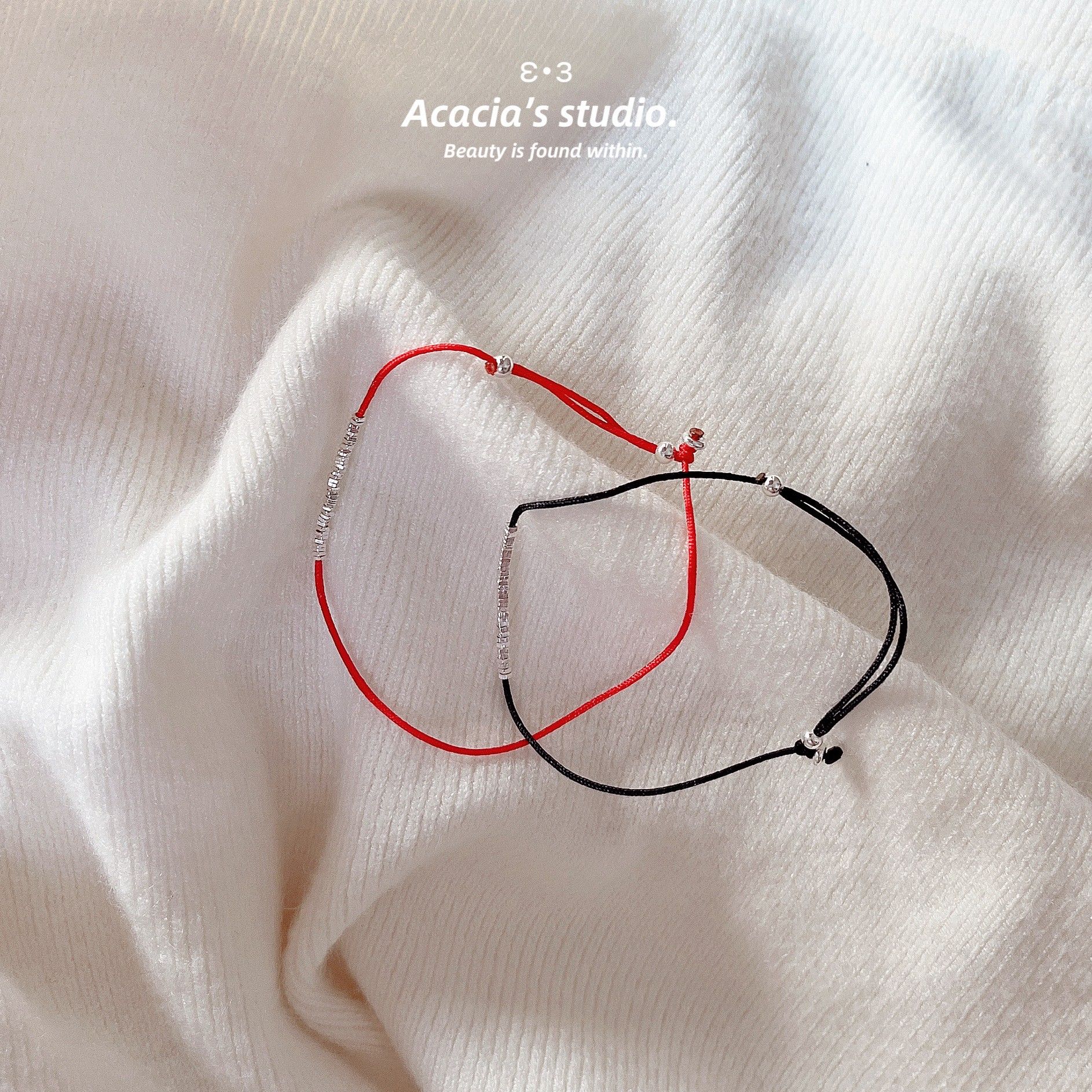 S925純銀｜一線碎銀抽拉手鍊 情侶手鍊 閨蜜手鍊