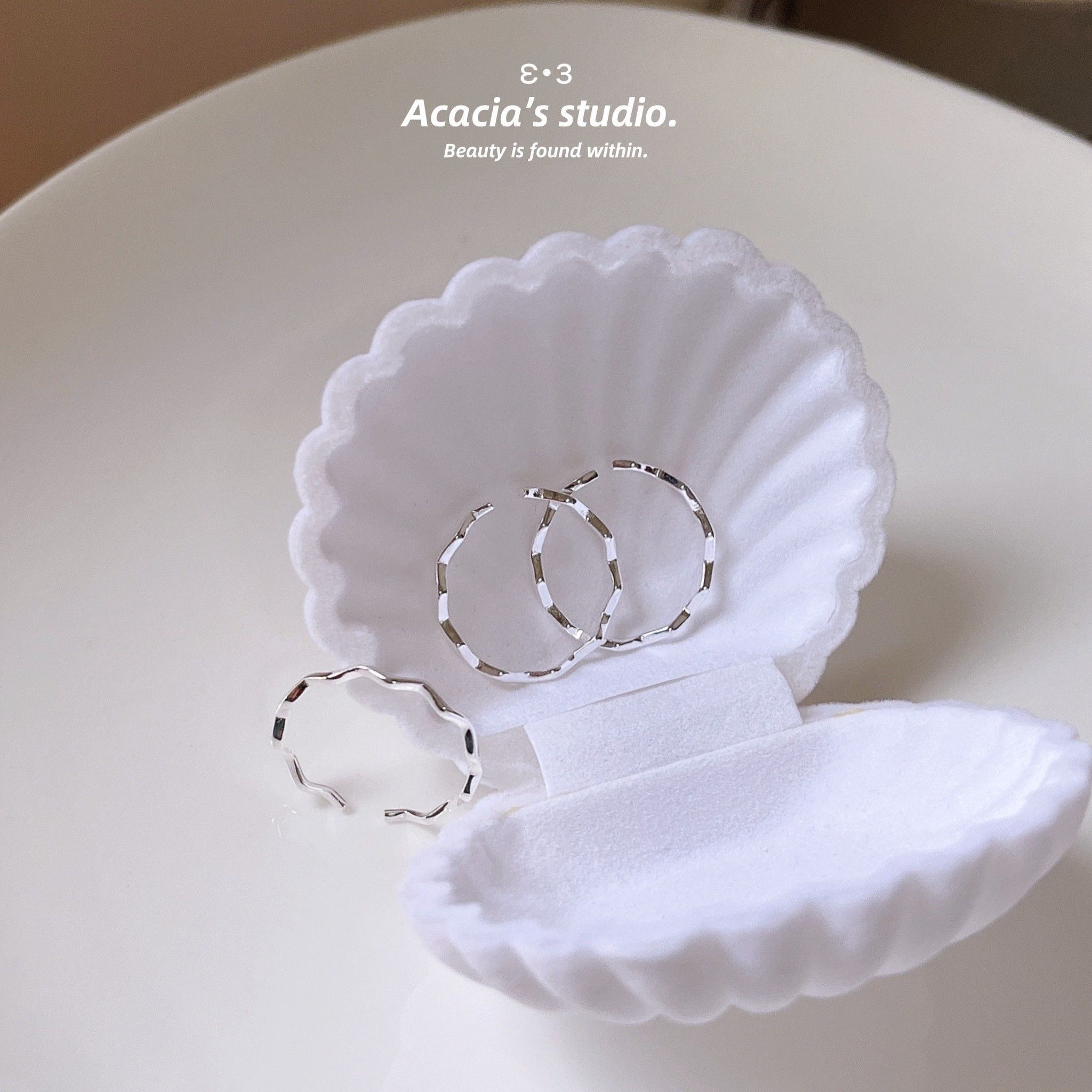 S925純銀｜好搭波浪線條開口戒 必收款！