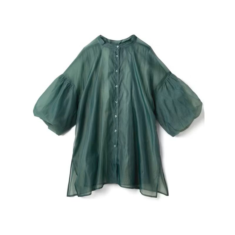 GRL 紗質蓬袖襯衫