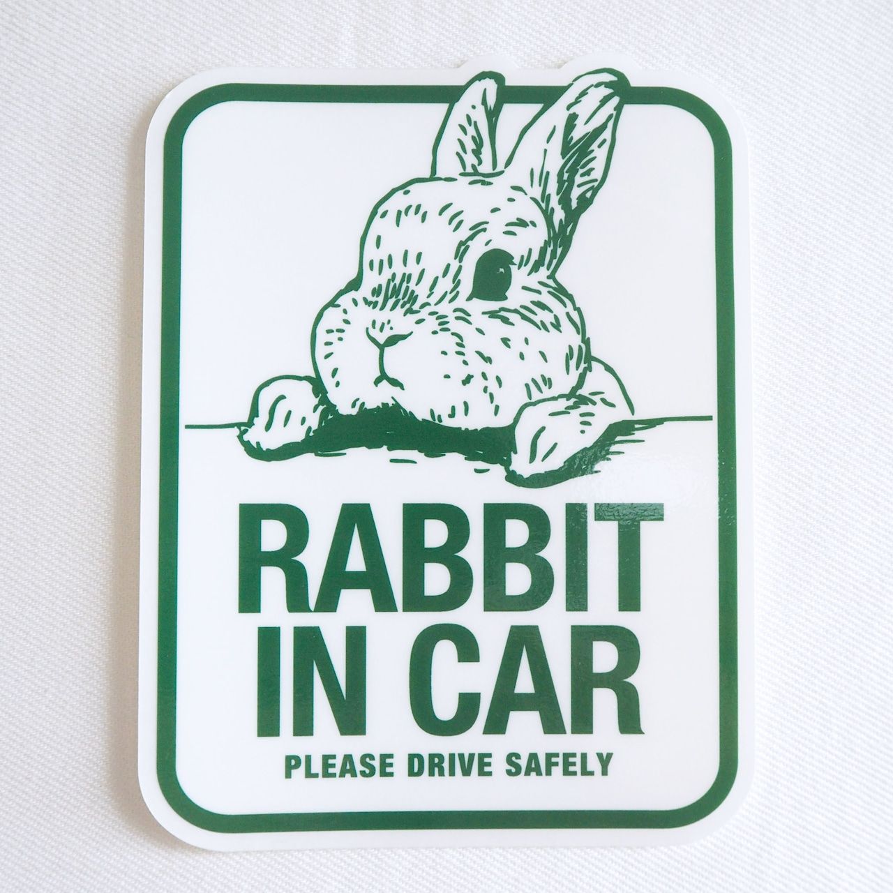 貼紙｜Rabbit in car 防水車貼 共2款