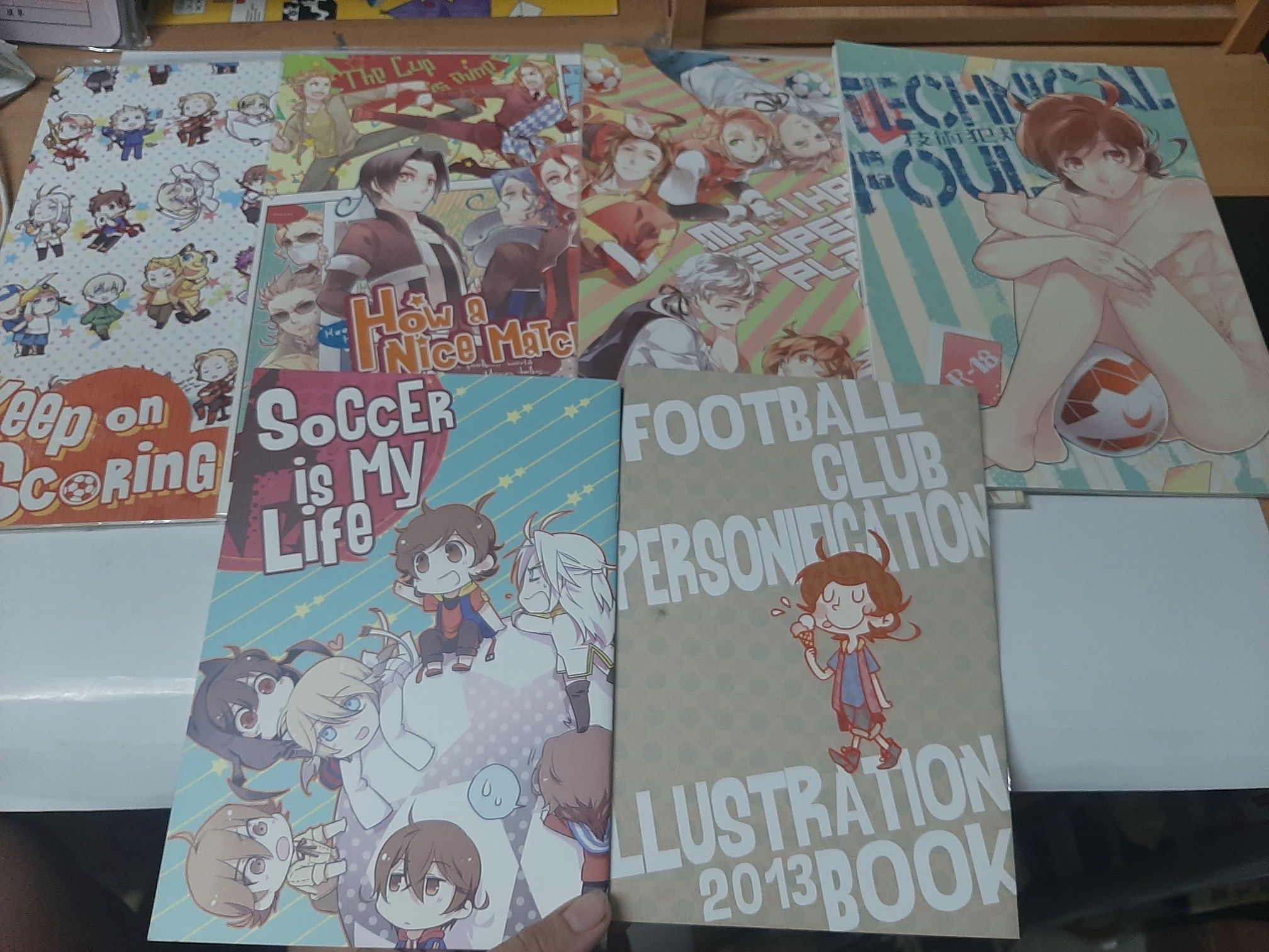 足球俱樂部擬人同人本打包不拆