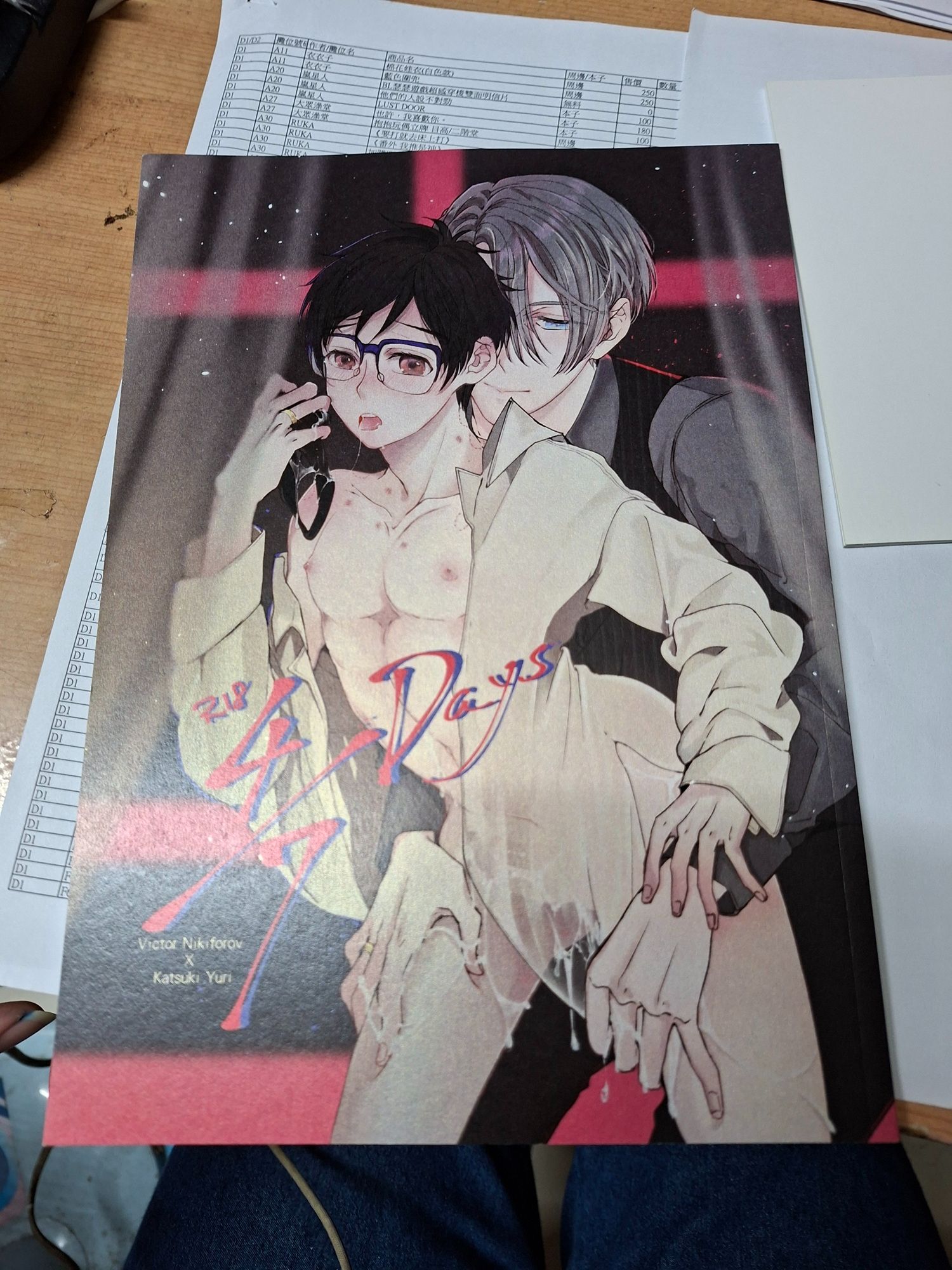 冰上尤里 唯勇 本子+小物打包