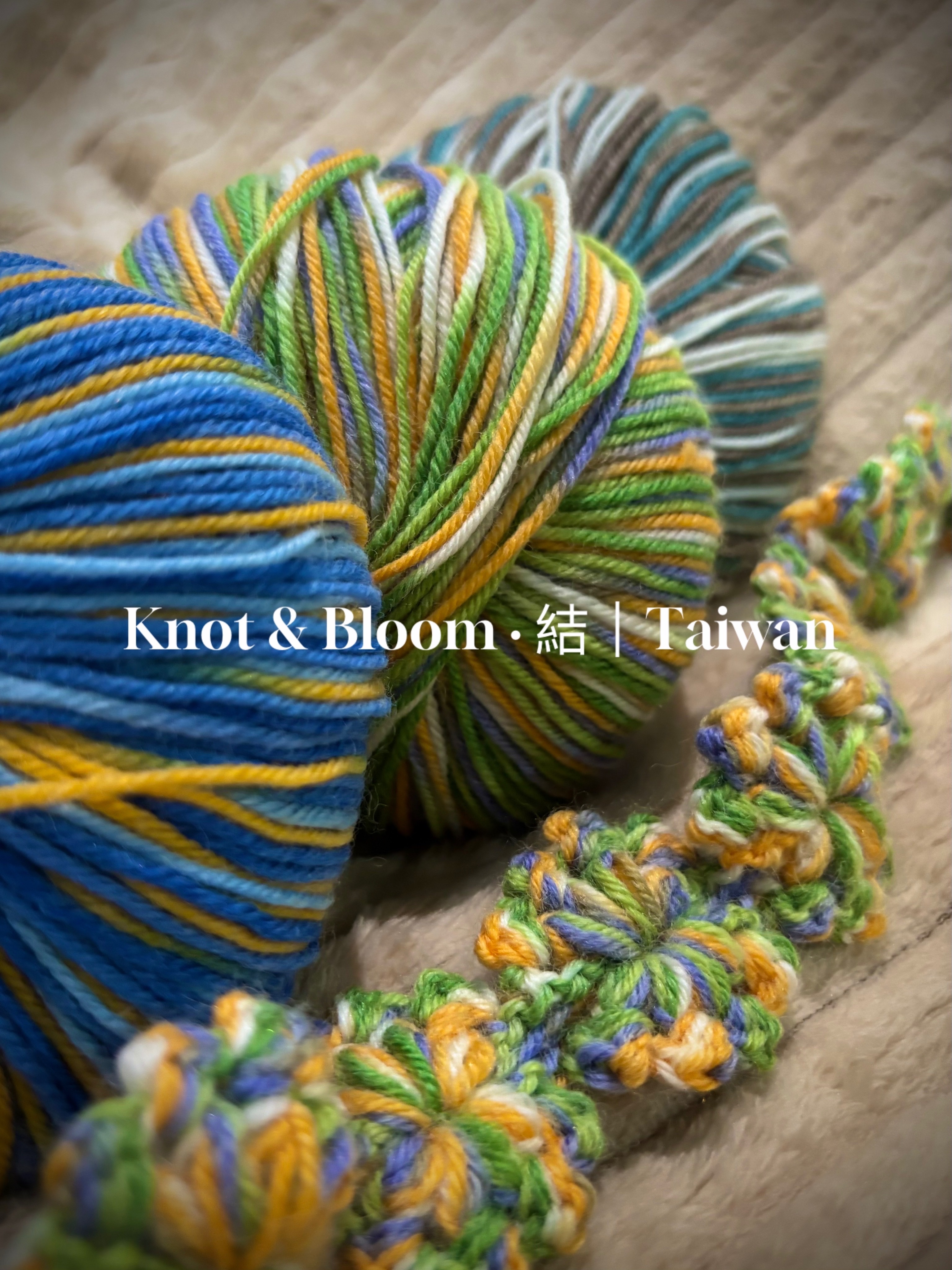 鉤針髮帶 X 油畫系列配色