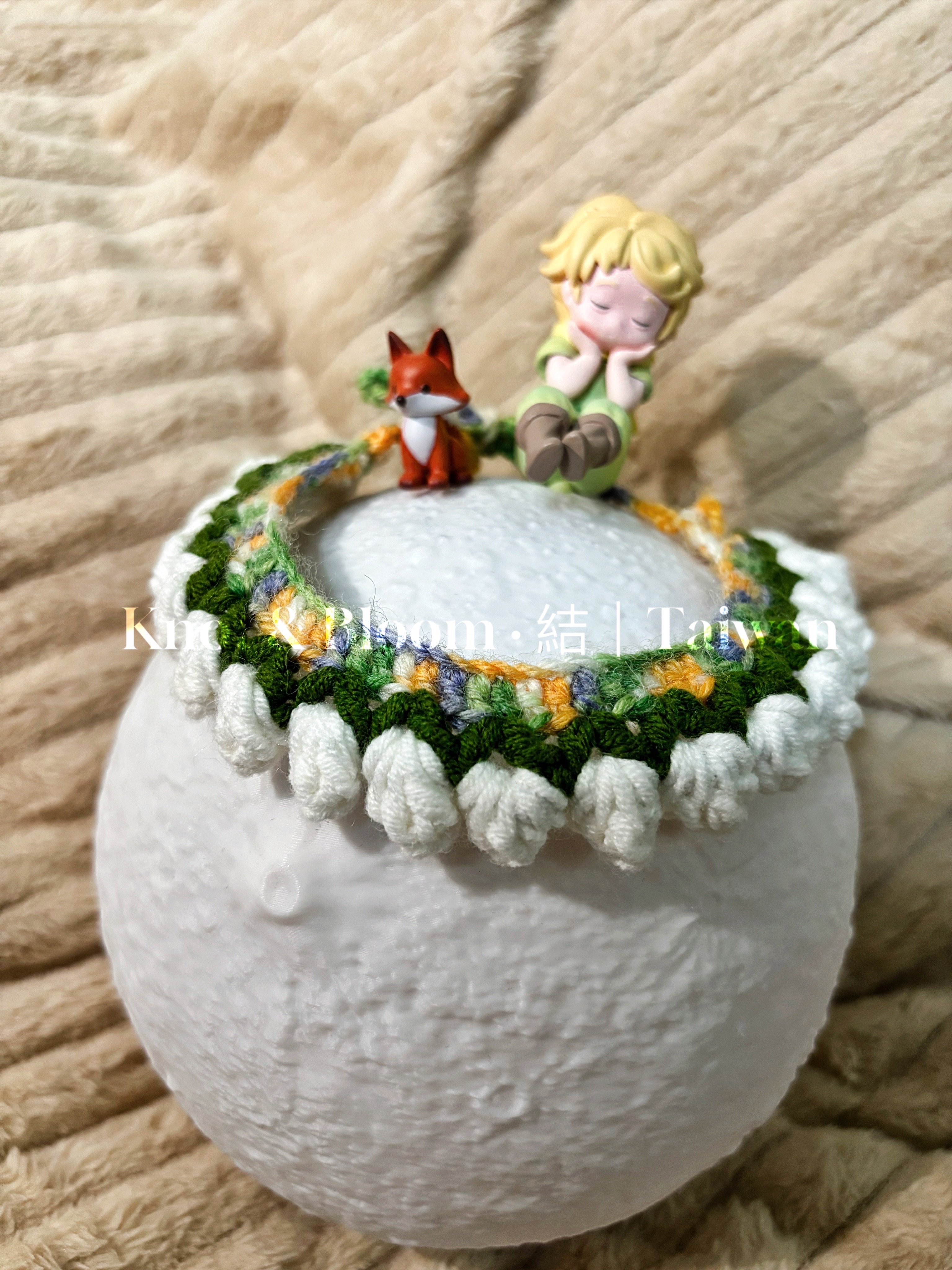 白色鬱金香 寵物項圈