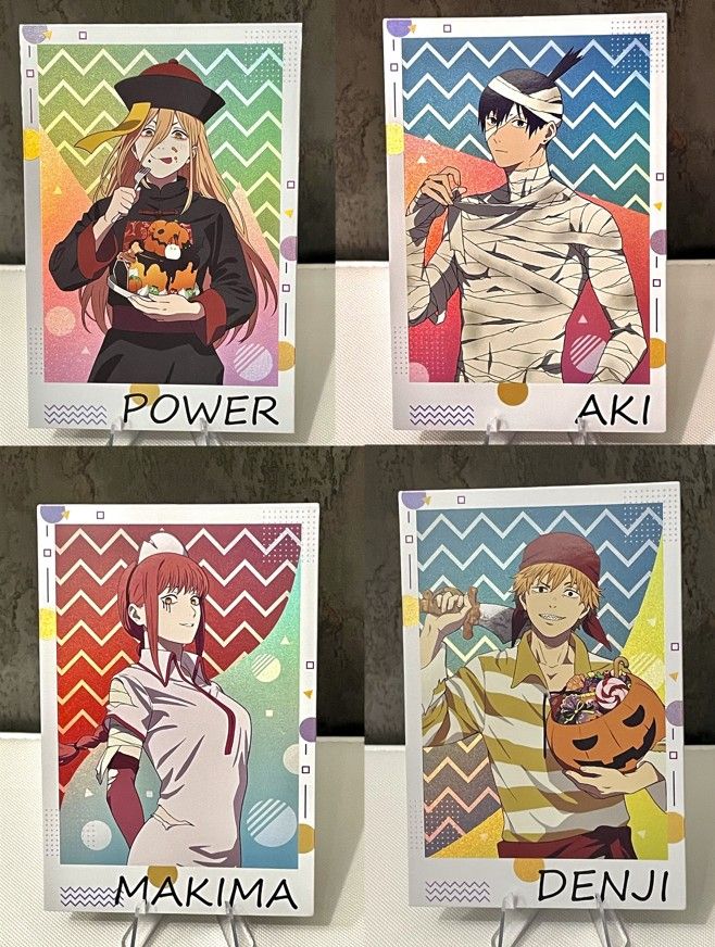 萬聖節明信片閃卡