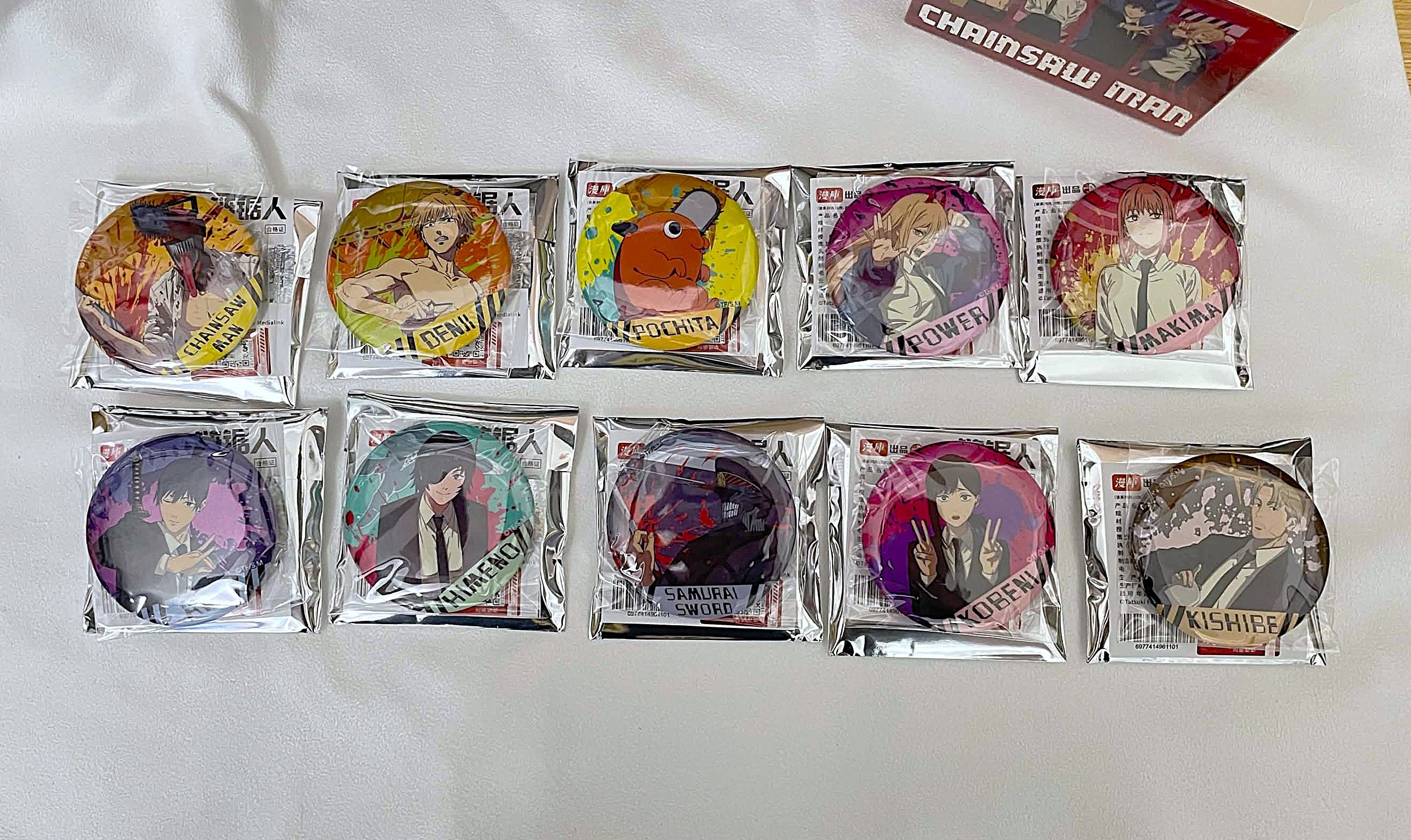 呼咪喵小舖-鏈鋸人蕾潔篇-徽章 現貨賣場