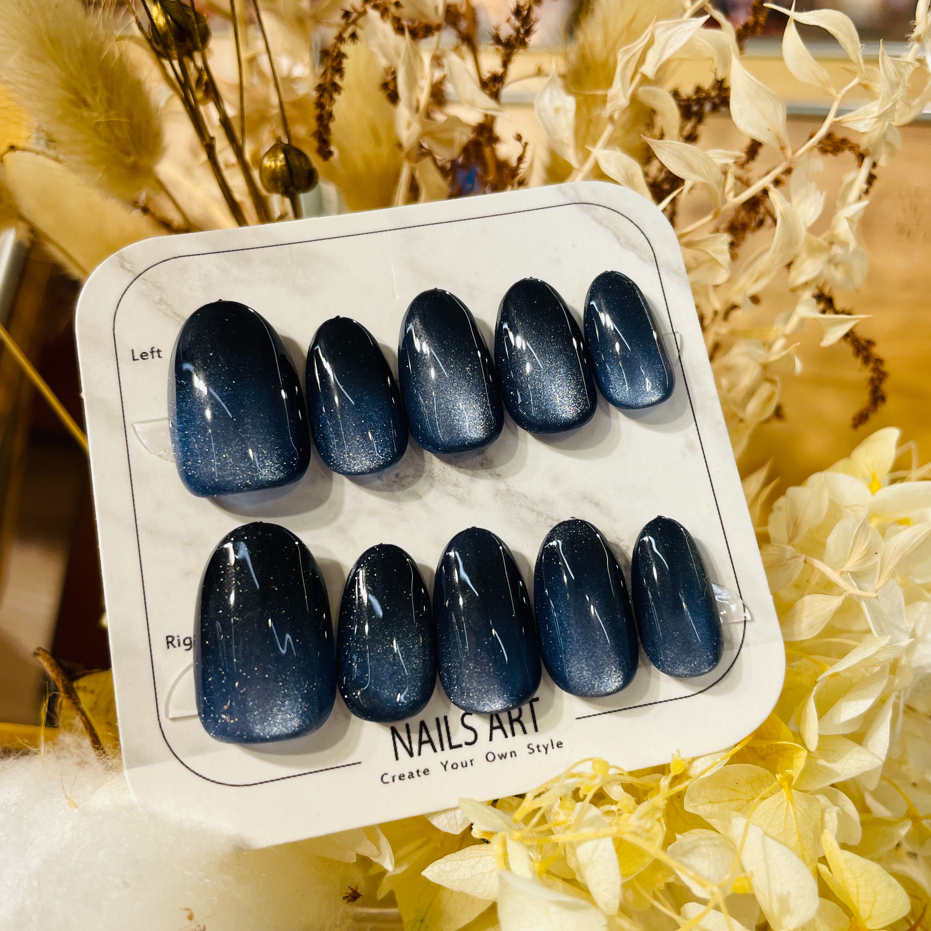 【暗夜星空】單色貓眼穿戴甲